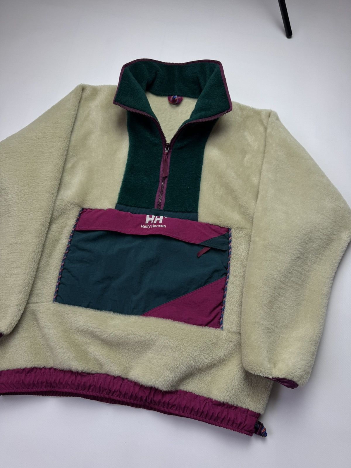 Helly Hansen Vintage Helly Hansen Deep Pile Fleece Anorak - Size M Size US M / EU 48-50 / 2 - 2 Thumbnail