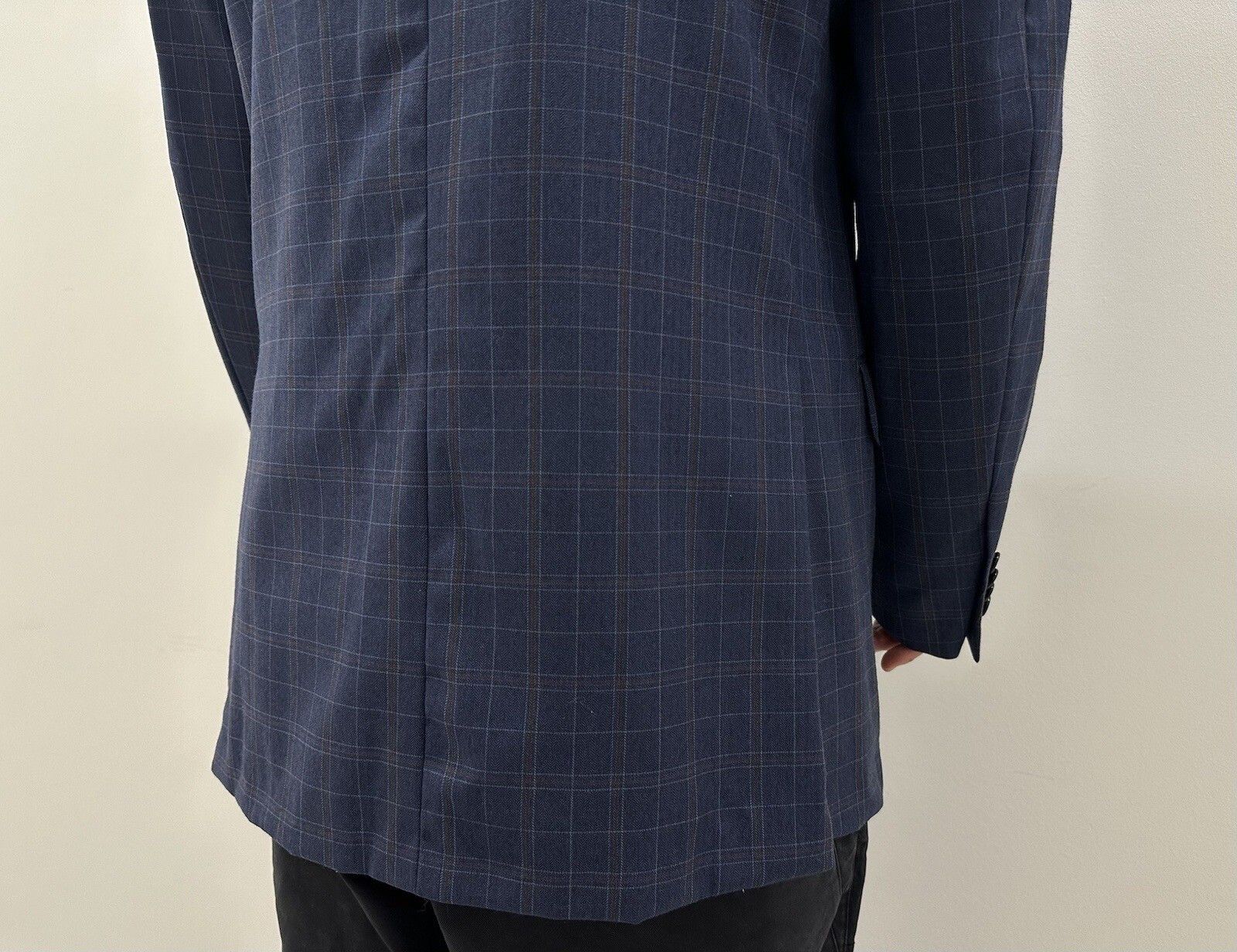Vintage Rafaelle Caruso Plaid Mens Sport Blazer Jacket Size 42R - 7 Thumbnail