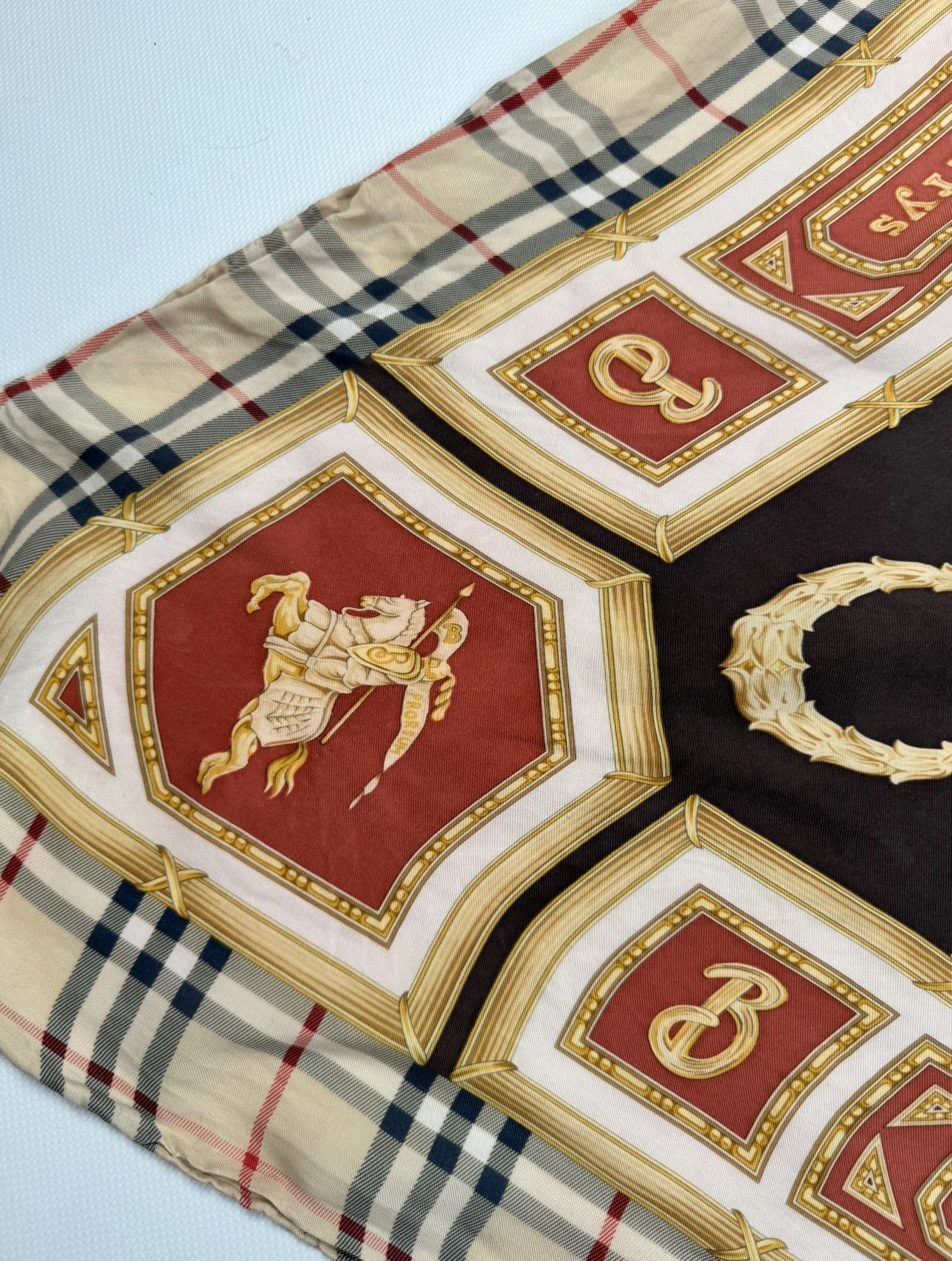 Burberry Burberry Nova Check Silk Scarf Size ONE SIZE - 5 Thumbnail