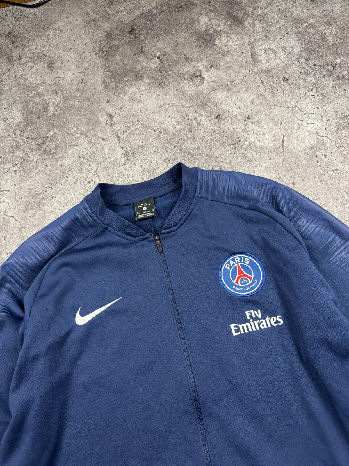 Nike NIKE x PSG VINTAGE Y2K DRIL ZIP HOODIE SOCCER JERSEY JAPAN Size US XL / EU 56 / 4 - 3 Thumbnail