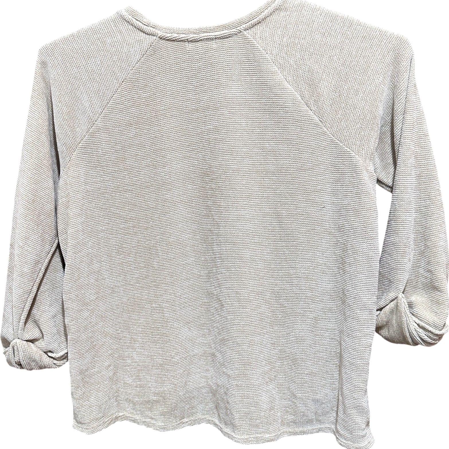 Style & Co Style & Co Sweater XL Beige Long Sleeve Minimalist Lagenlook Scoop Neck Pullover Women's Casual Everyday Clothing Size XL / US 12-14 / IT 48-50 - 3 Thumbnail