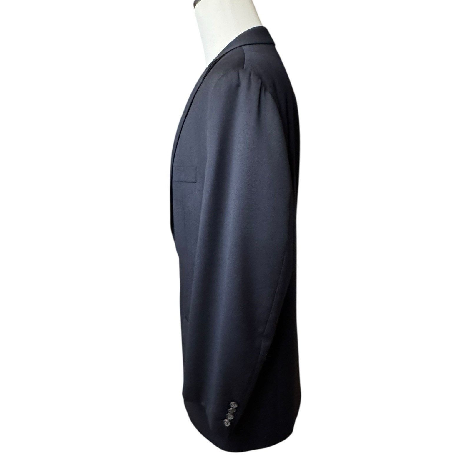 Lauren Ralph Lauren Ralph Lauren Men’s 44L Wool Navy Blue Sport Coat Blazer Size 44L - 3 Thumbnail