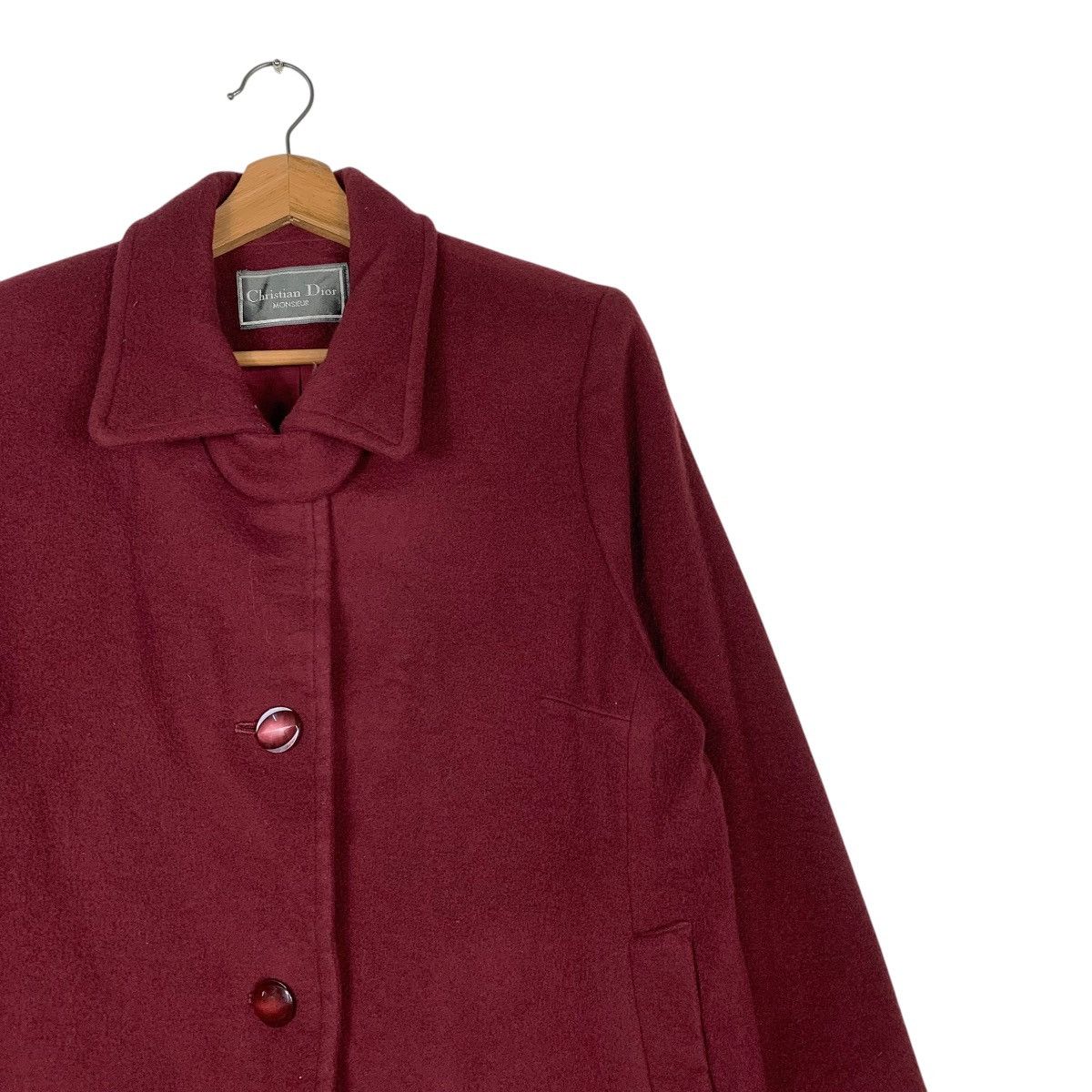 Christian Dior Monsieur Vintage Christian Dior Monsieur Wool Overcoat Size M / US 6-8 / IT 42-44 - 5 Thumbnail
