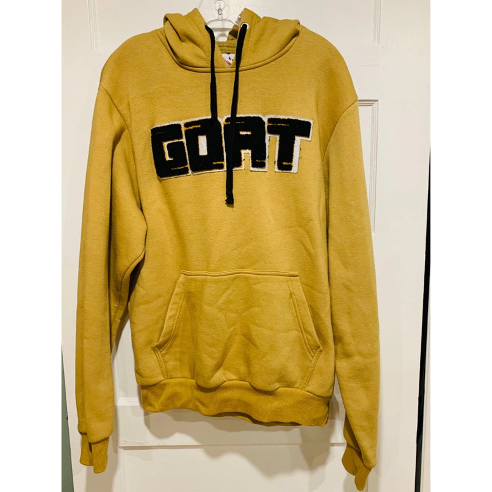 Sneakgallery Yellow "GOAT" Hoodie Sweatshirt by SneakGallery Men Large Size US L / EU 52-54 / 3 - 1 Thumbnail