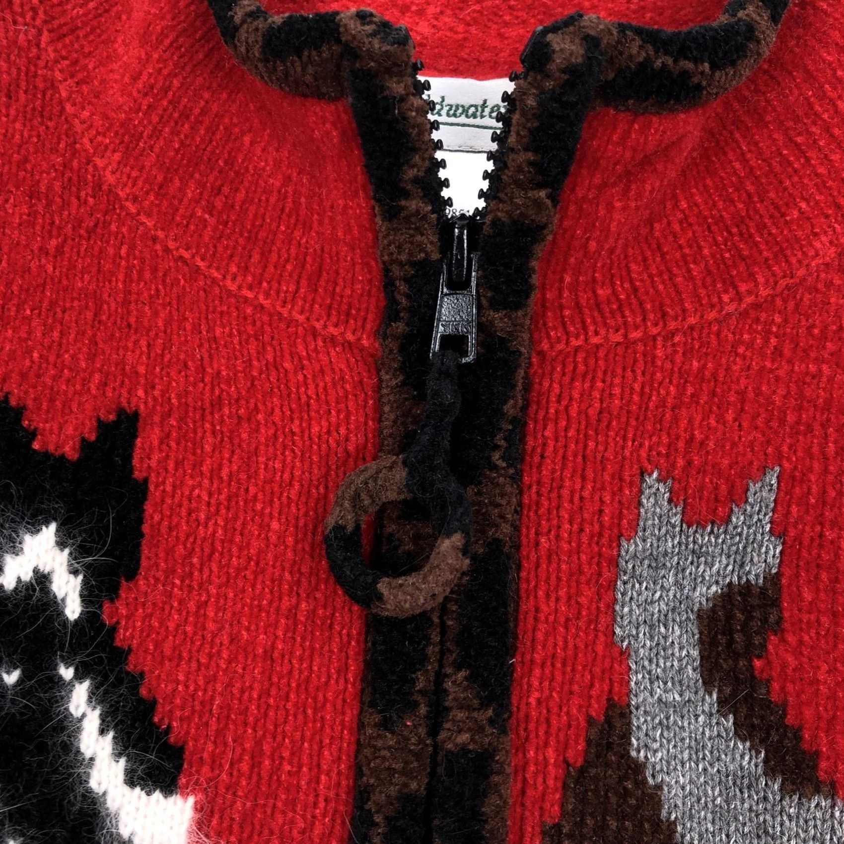 Coldwater Creek VINTAGE Coldwater Creek Cat Cardigan Sweater L Women Full Zip Mock Neck Knit All Seasons Size L / US 10 / IT 46 - 5 Thumbnail