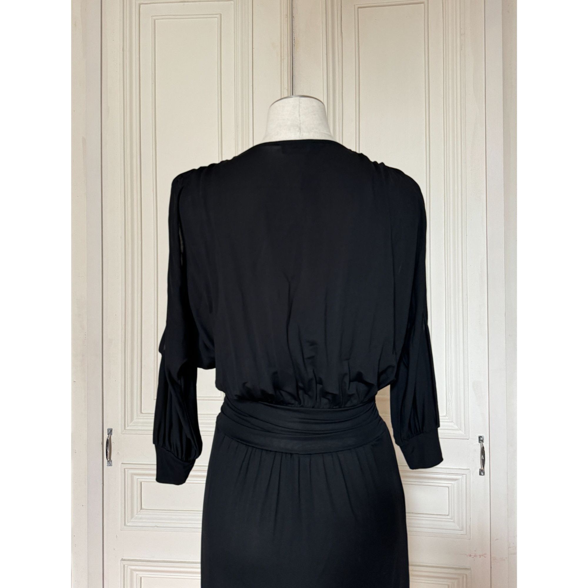 Thierry Mugler Spring/Summer 2011 Sculptural Black Viscose D Size XS / US 0-2 / IT 36-38 - 6 Thumbnail