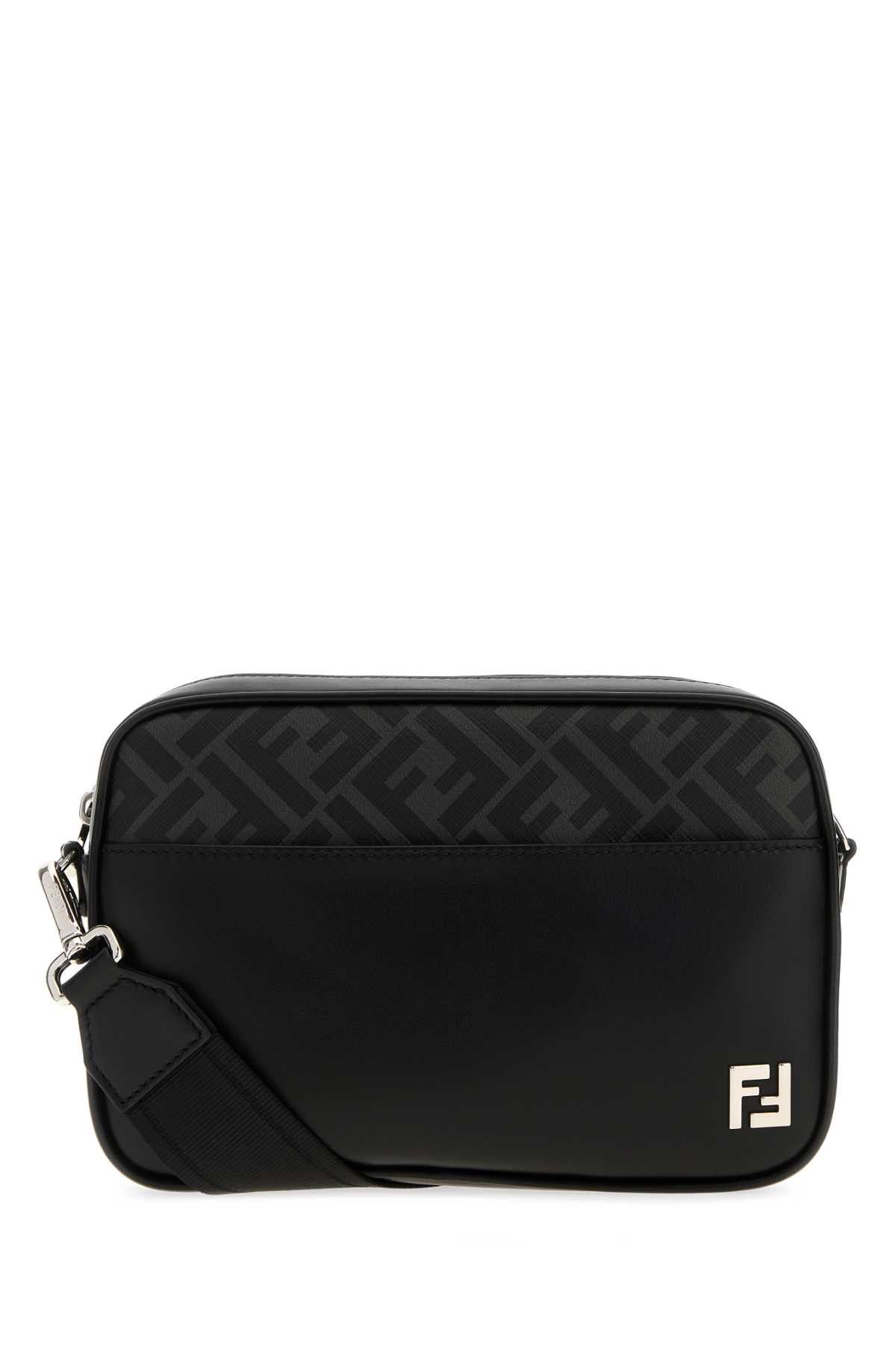 Fendi Black Leather Camera Case Crossbody Bag Size ONE SIZE - 1 Thumbnail