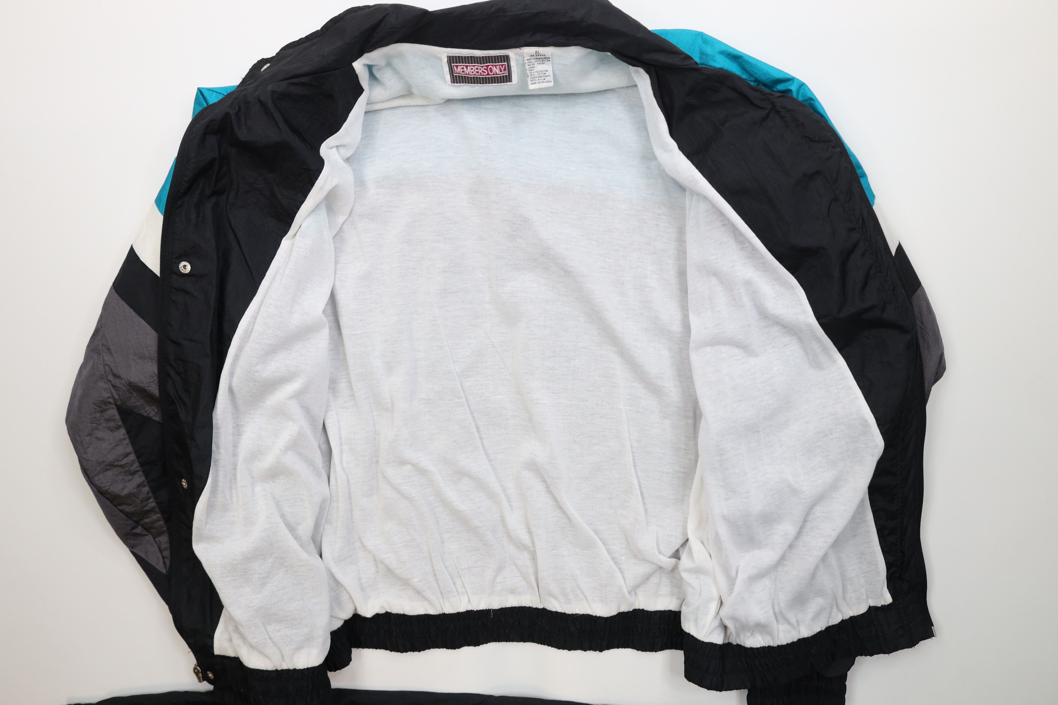 Members Only Vintage 90s Members Only 2 Piece Windbreaker Track Suit Size US XL / EU 56 / 4 - 7 Thumbnail