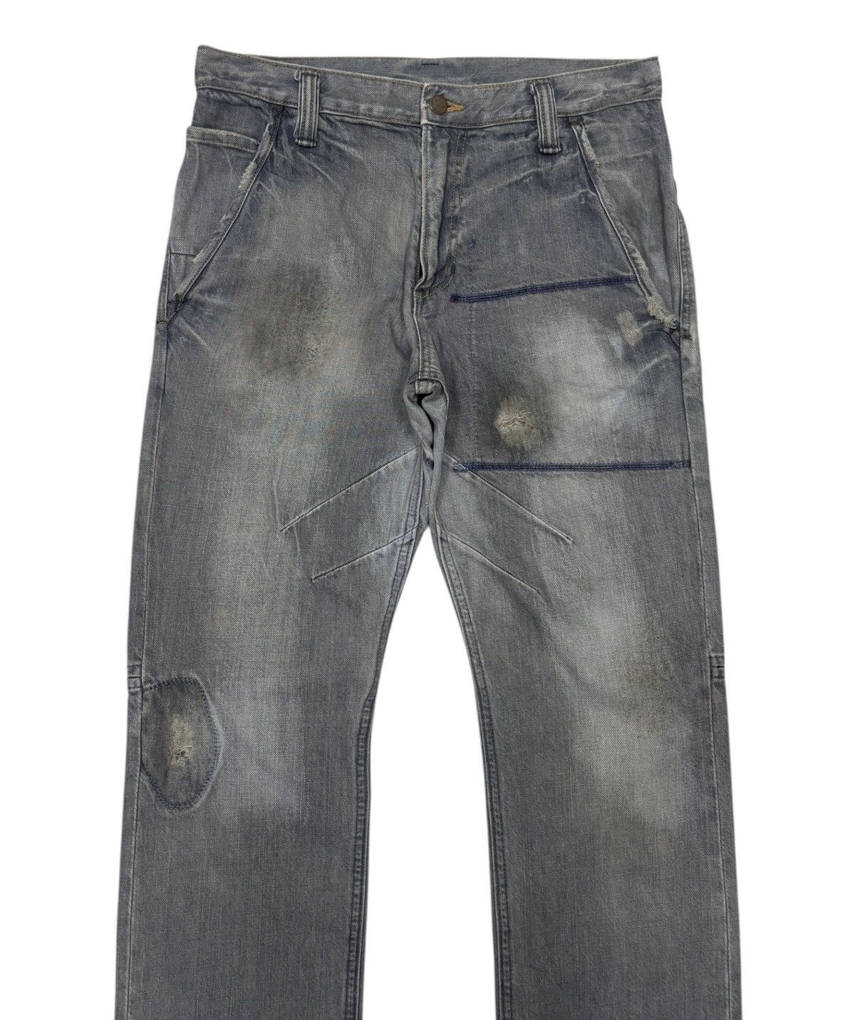 Hysteric Glamour × If Six Was Nine × Kapital RARE VINTAGE JAPANESE DENIM BIG JOHN FADED GREY JEANS Size US 32 / EU 48 - 7 Thumbnail