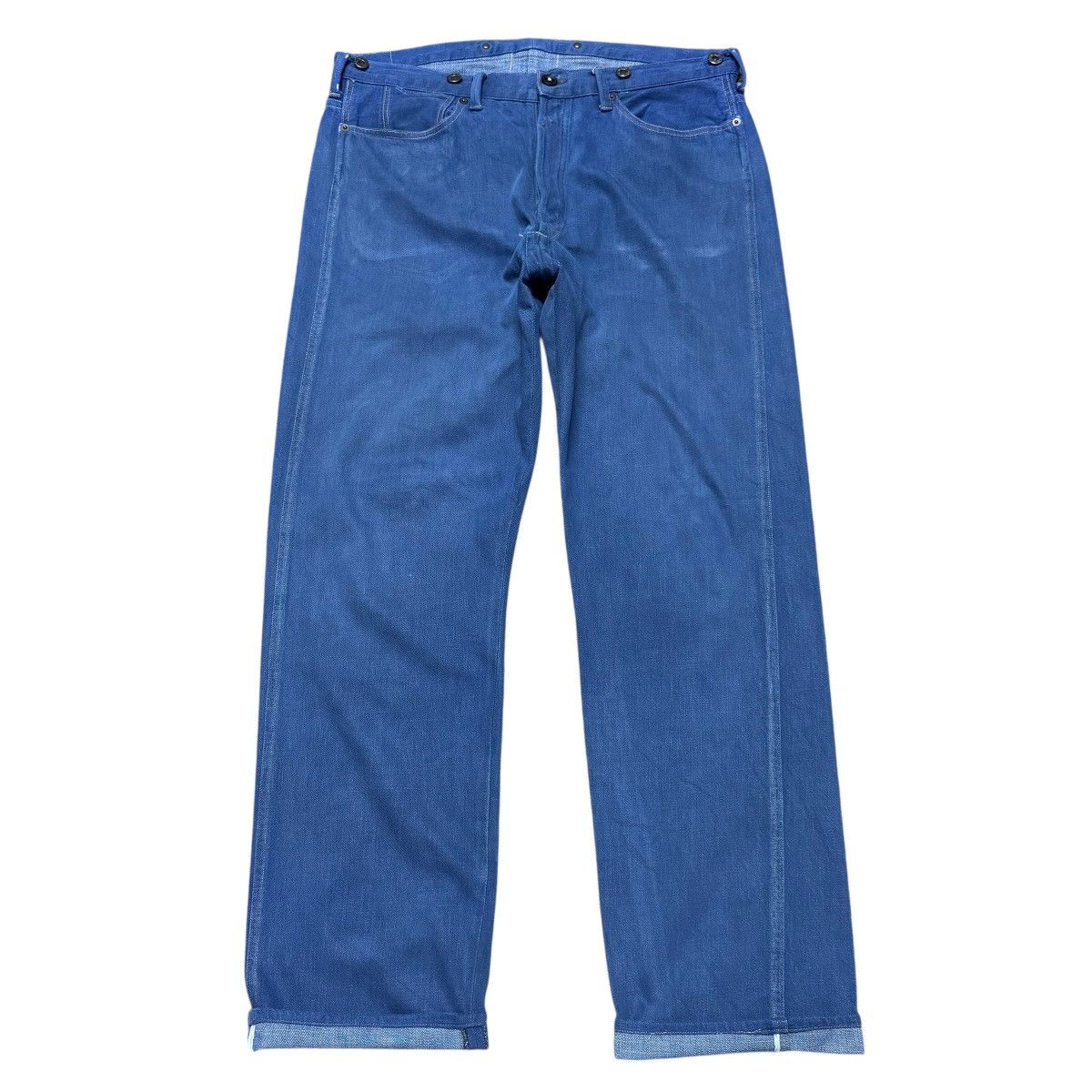 Heller's Cafe × Warehouse Vintage Heller's Cafe Denim Selvedge Jeans Size US 34 / EU 50 - 3 Thumbnail