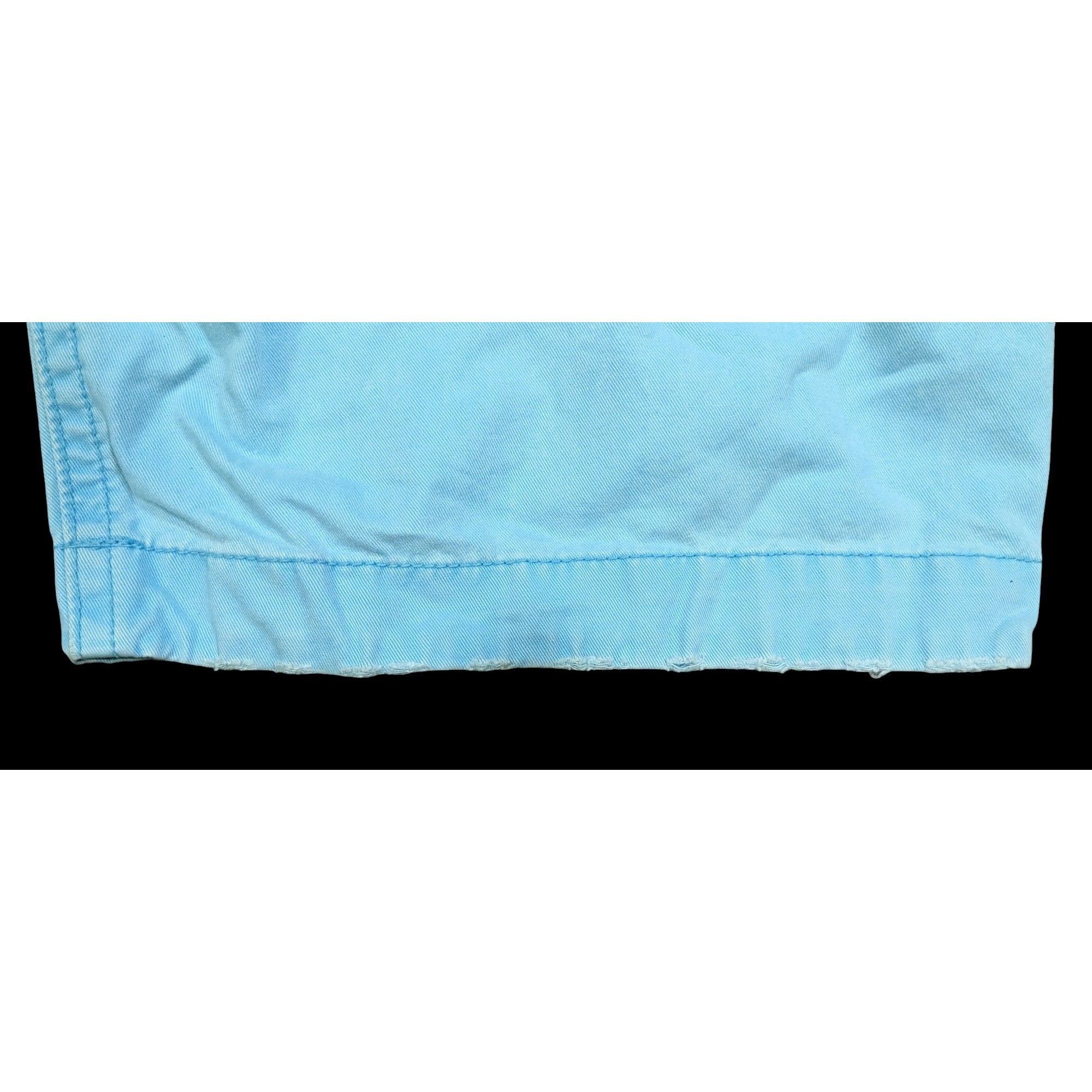 Hollister Preppy Light Blue Summer Shorts by Hollister Size US 32 / EU 48 - 5 Thumbnail