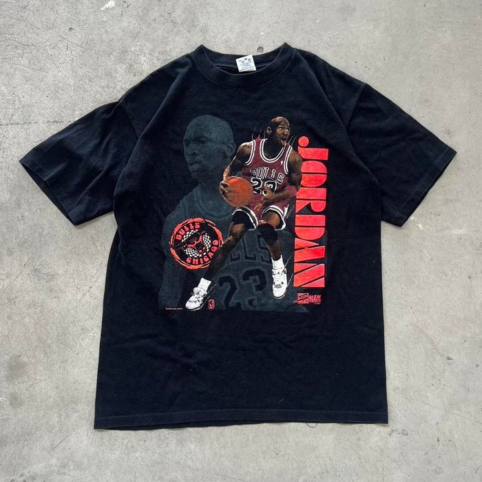 Vintage 90s Chicago Bulls Michael Jordan T-Shirt SALEM SPORTSWEAR