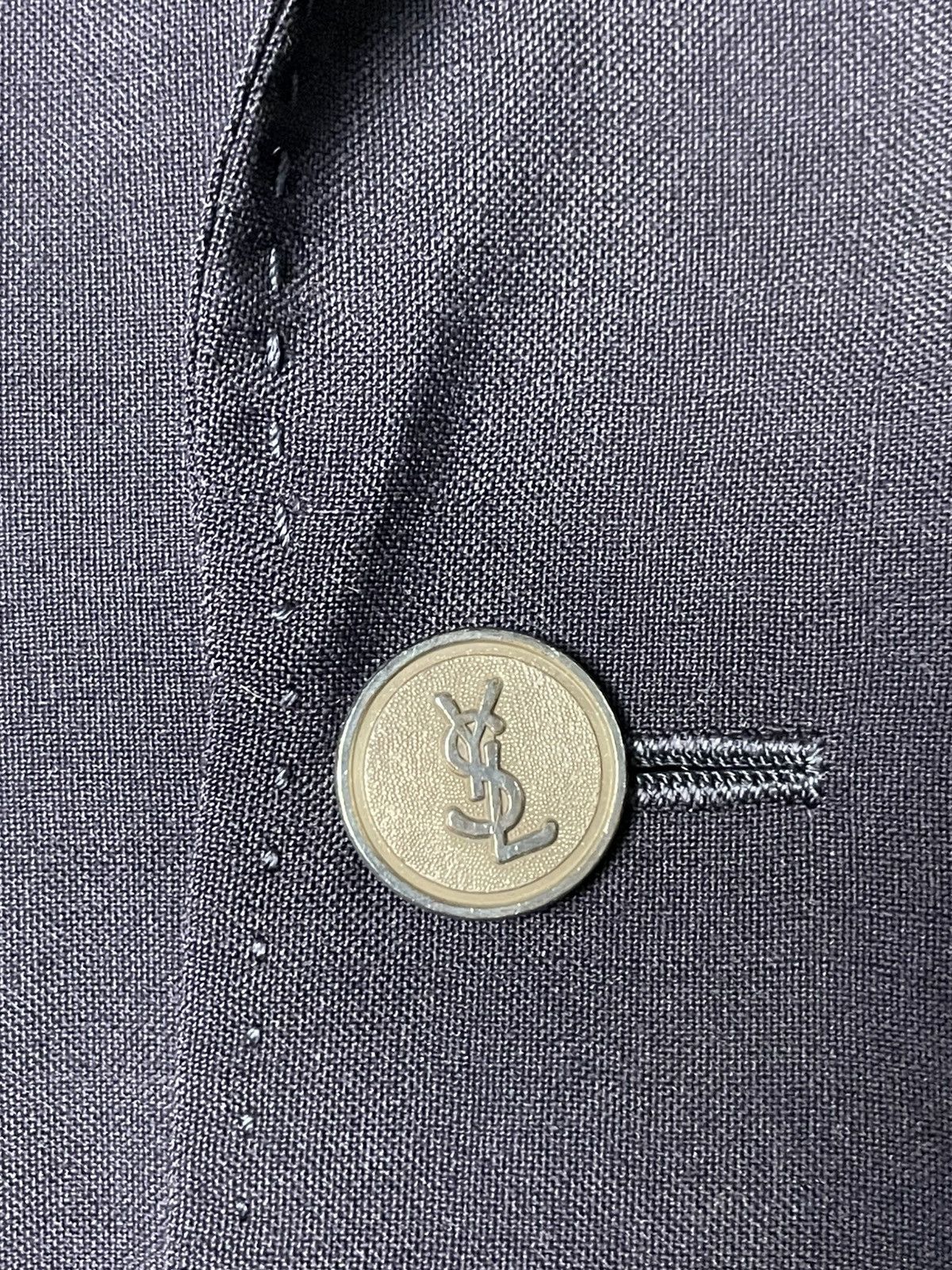 Designer × Yves Saint Laurent Yves Saint Laurent Double Breasted Blazer (55) Size US S / EU 44-46 / 1 - 11 Thumbnail
