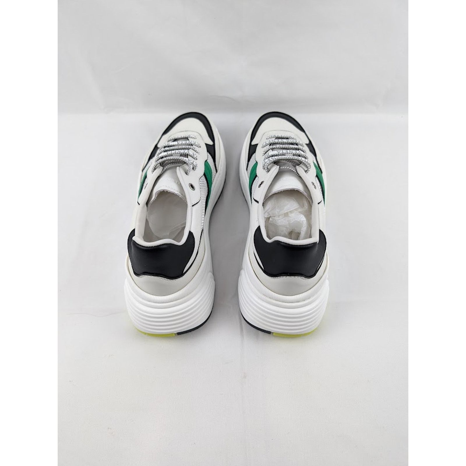 Bottega Veneta o1rshd1 Mens Speedster Leather Sneakers in Multicolor Size US 12.5 / EU 45-46 - 19 Thumbnail
