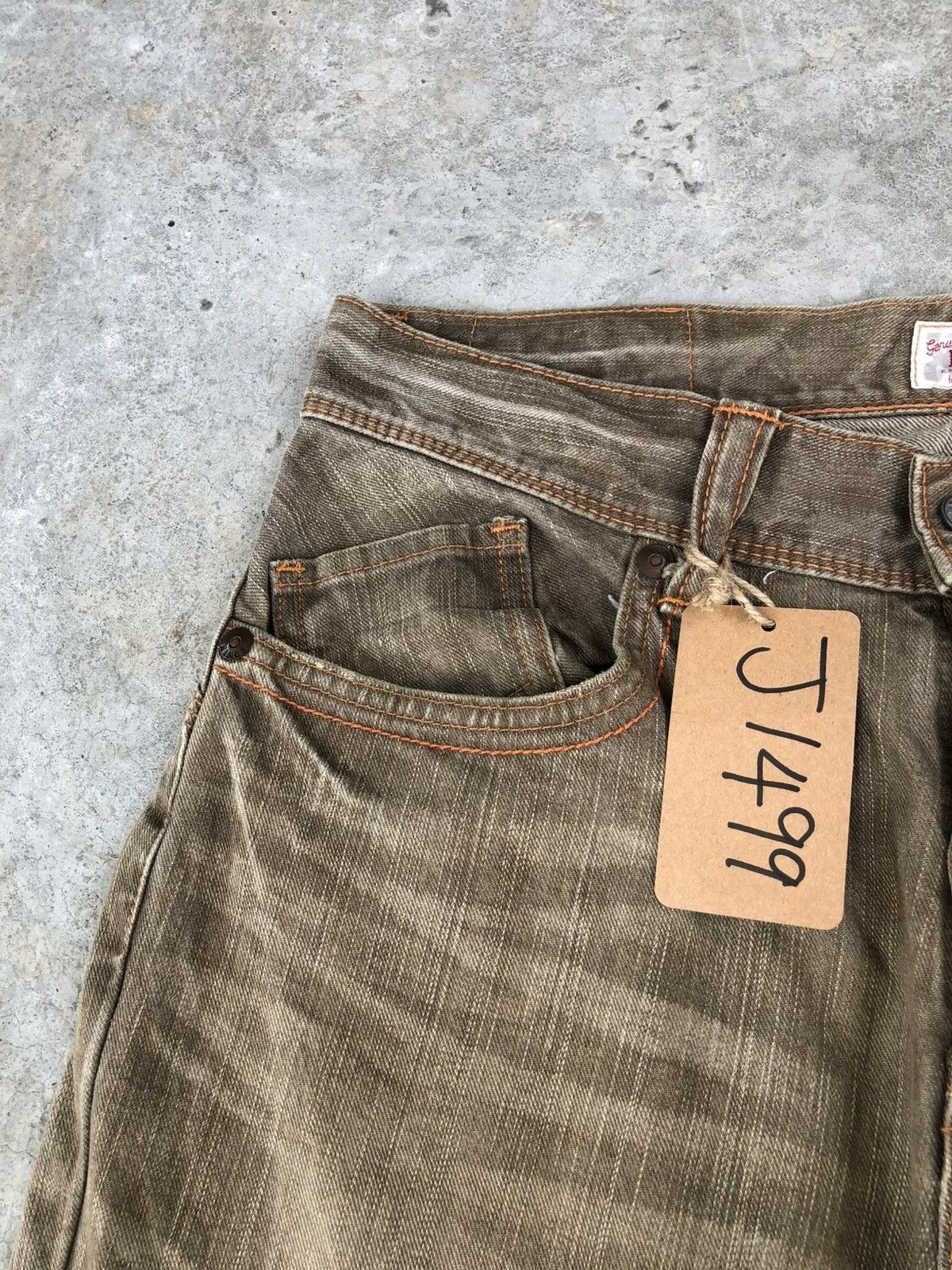 If Six Was Nine Japanese Edwin Exclusive Flared Jeans Distressed Bootcut Size US 33 - 13 Thumbnail