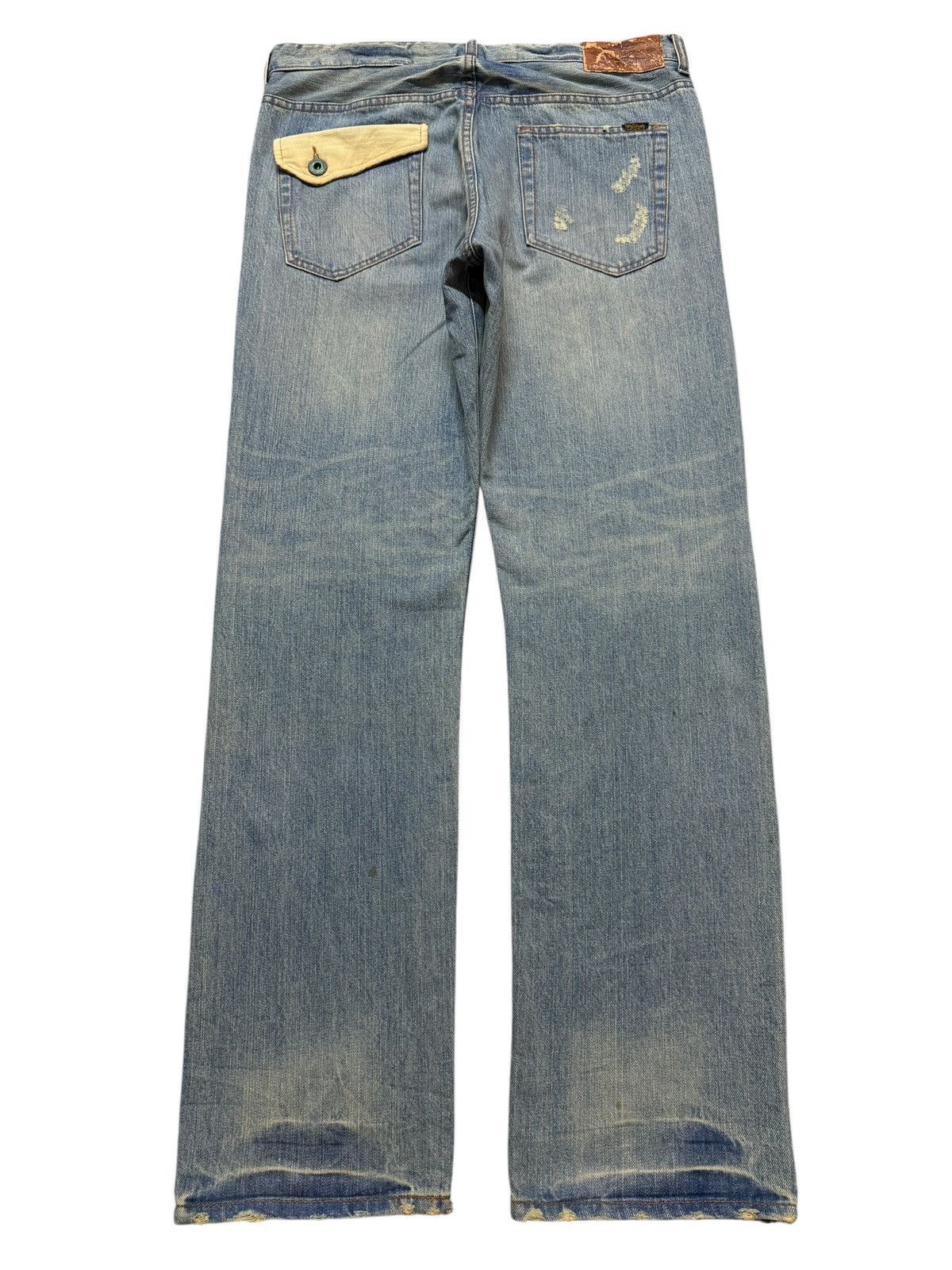 Billabong Vintage 90s Billabong Faded Wash Distressed Relaxed Loose Size US 34 / EU 50 - 2 Thumbnail