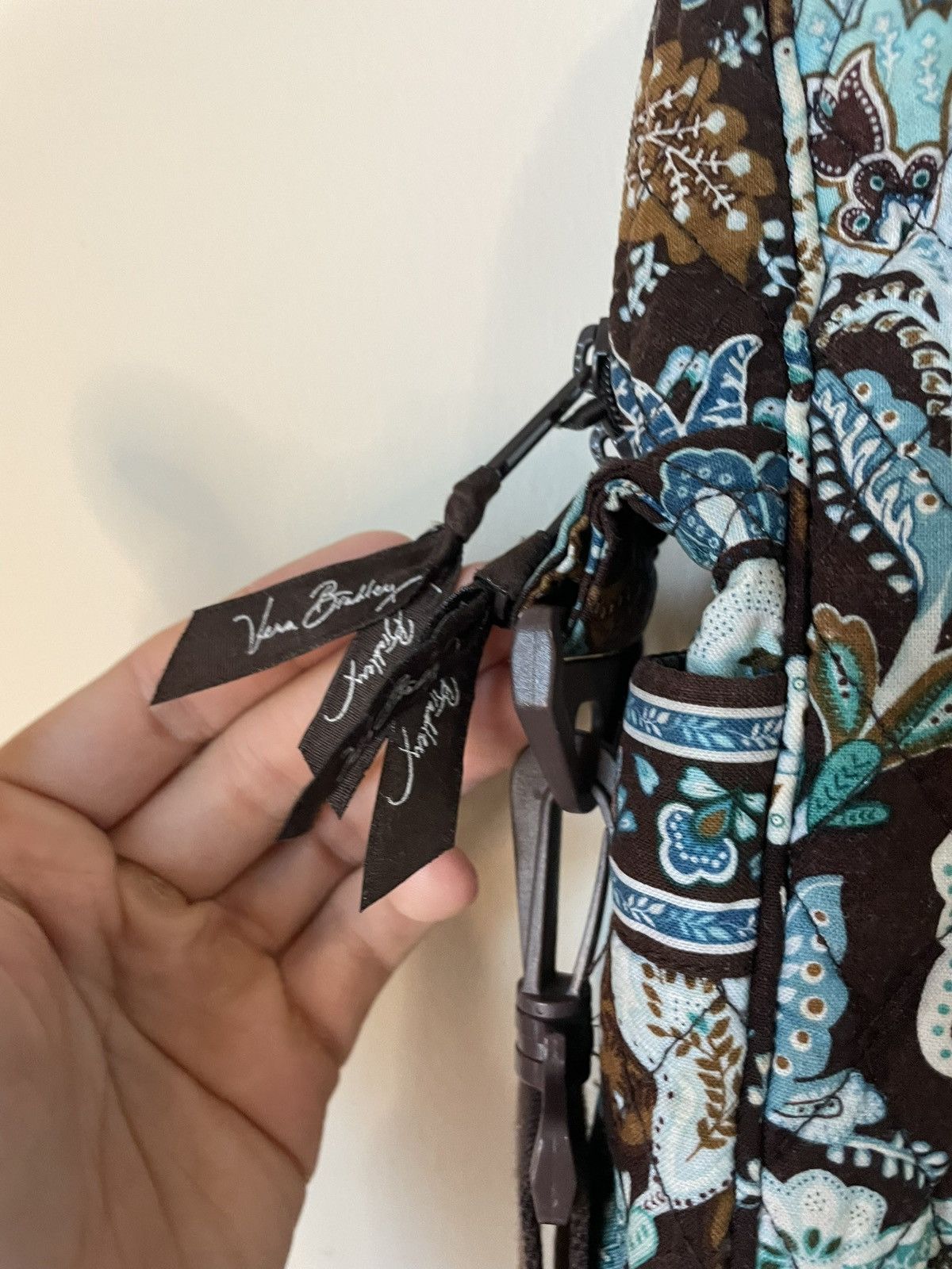 Vera Bradley Vera Bradley blue and brown laptop bag Size ONE SIZE - 5 Thumbnail