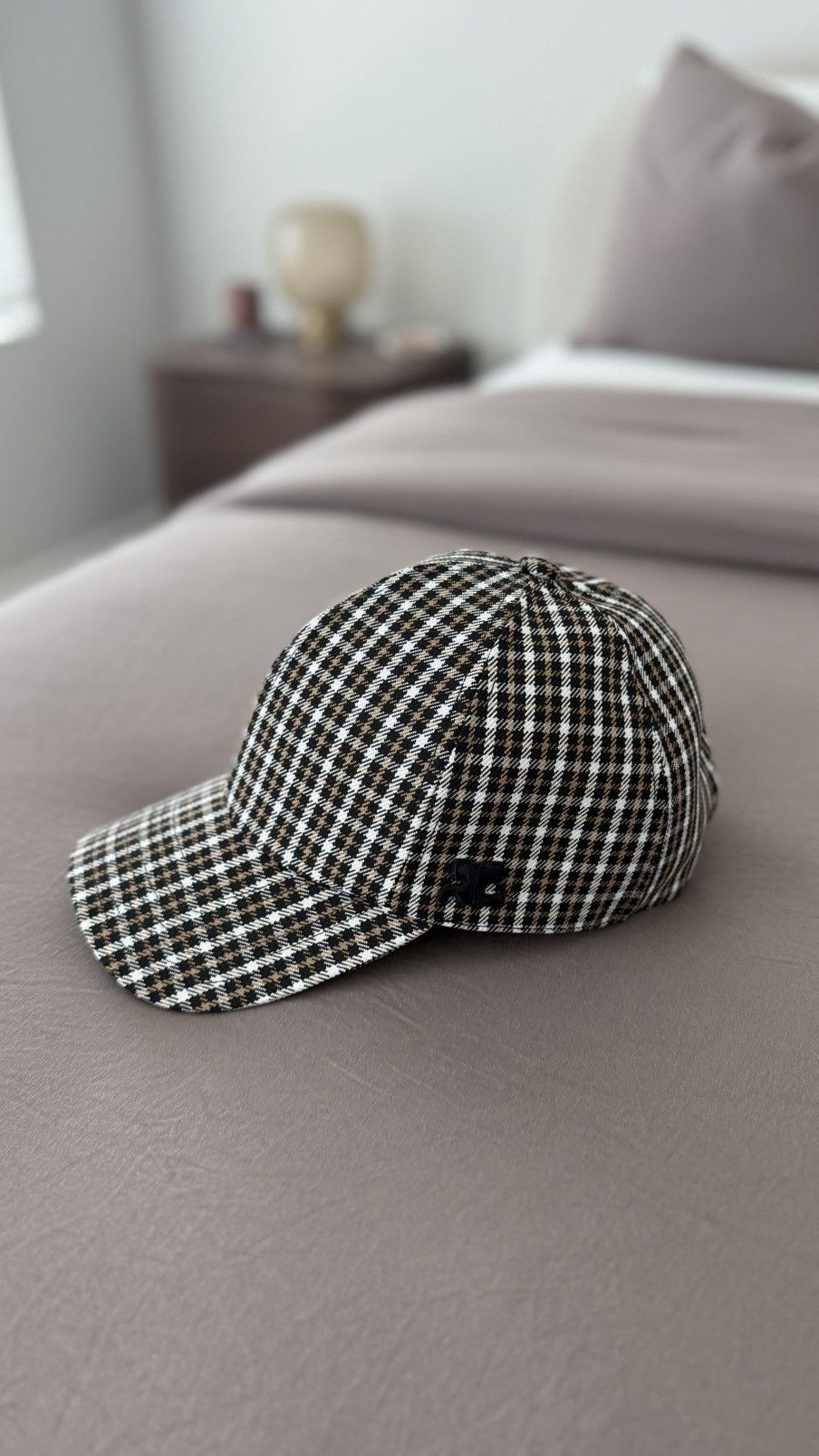 Courreges Courrèges Multicolor Mini Check Cap Size ONE SIZE - 3 Thumbnail