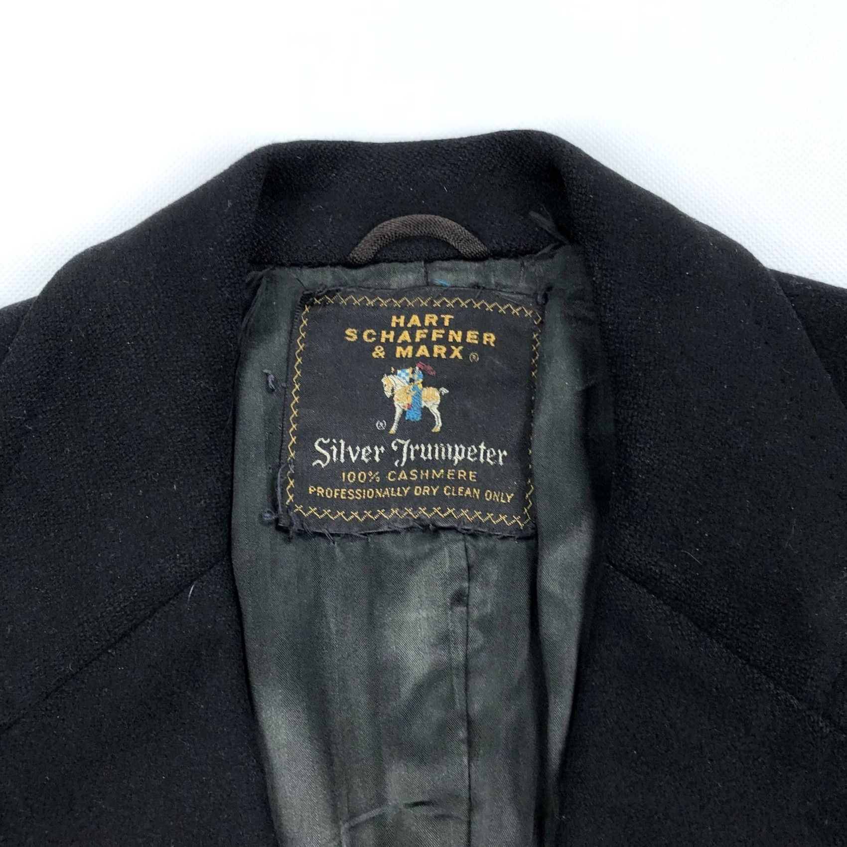 Hart Schaffner Marx Hart Schaffner & Marx Silver Trumpeter 100% Cashmere Overcoat Men's Size 50 Size US M / EU 48-50 / 2 - 6 Thumbnail