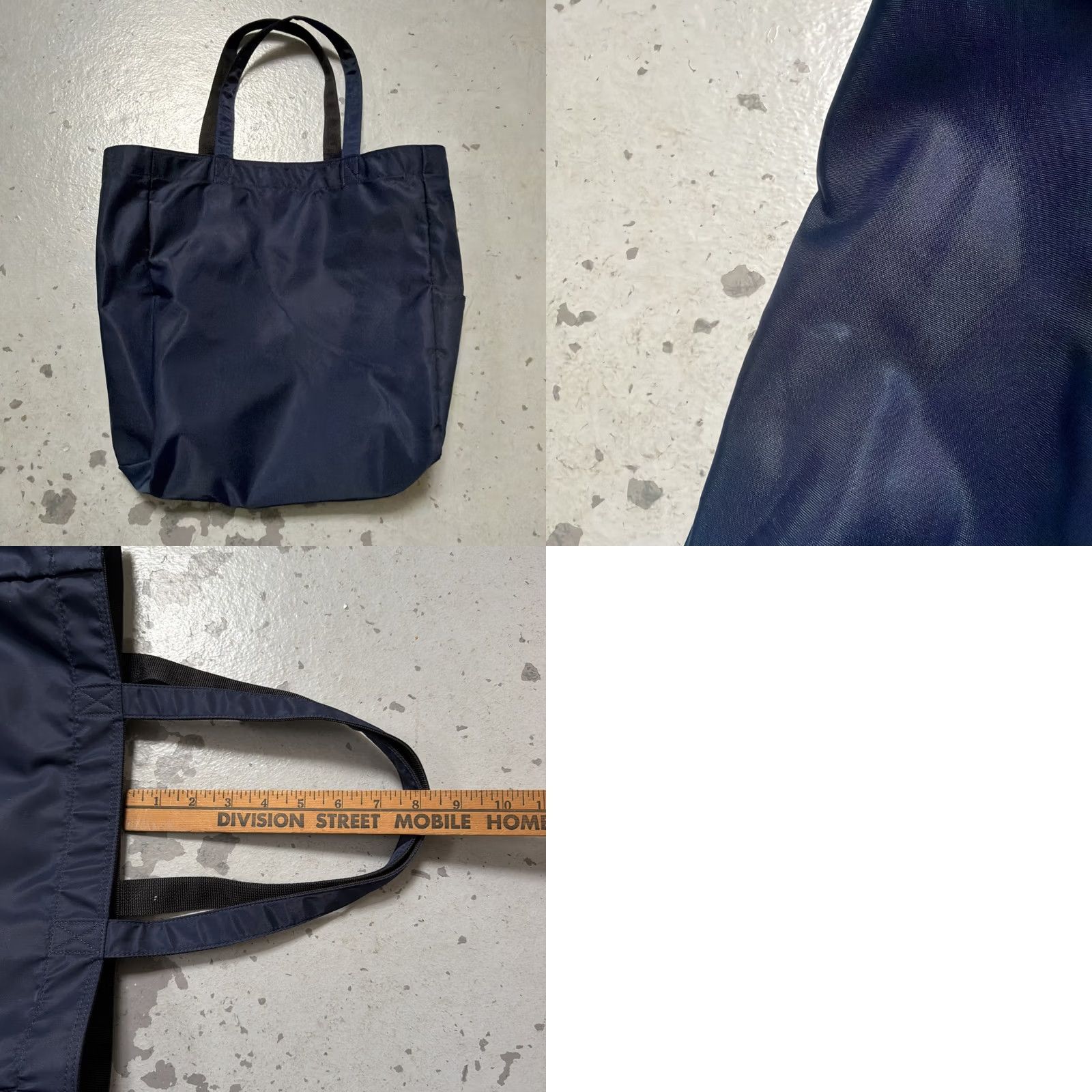 Rue Porter Porter Yoshida Nylon Reversible Tote Bag Shoulder Shop City Hiking Made Japan Size ONE SIZE - 8 Thumbnail