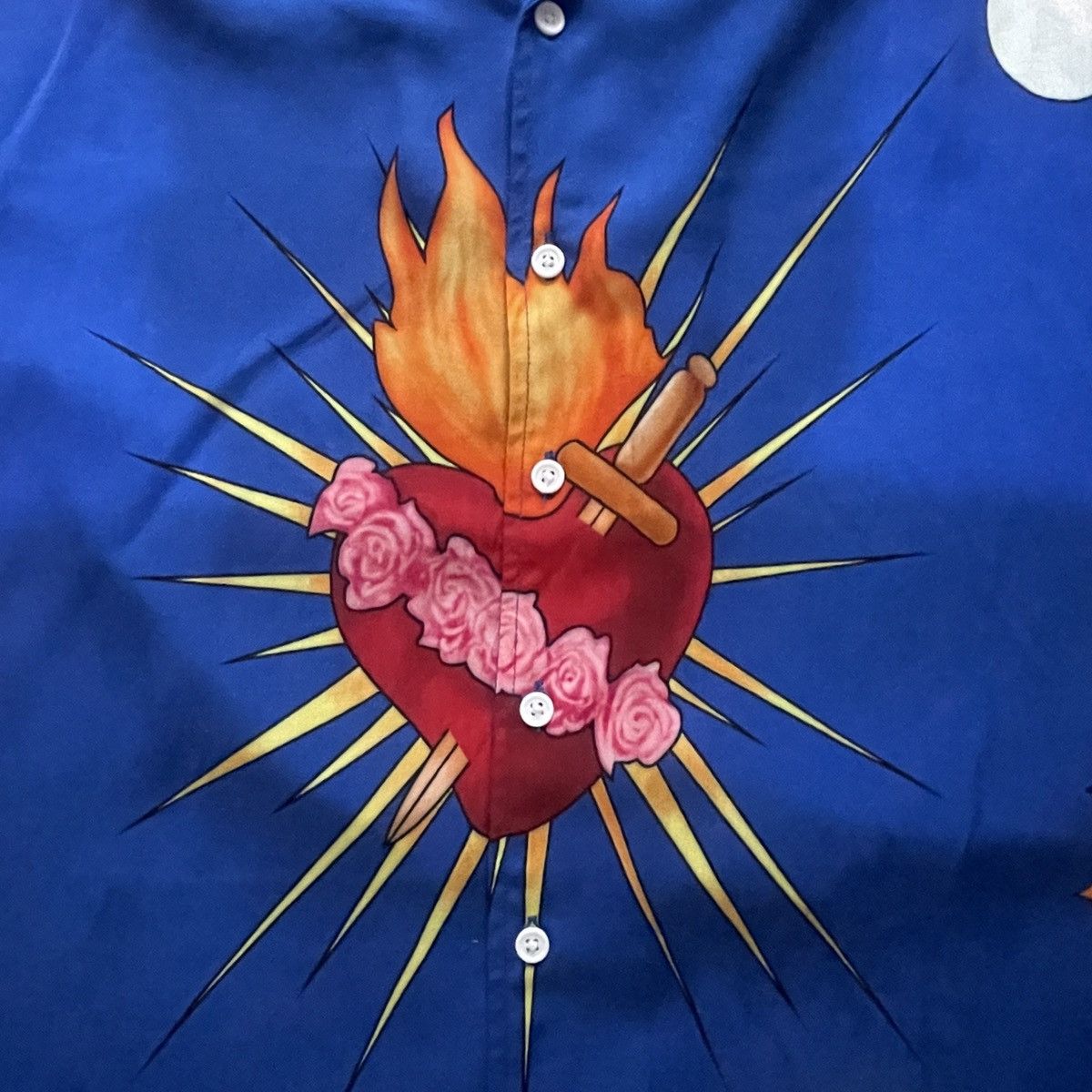 Pleasures PLEASURES VERONA BEACH SACRED HEART ROMEO AND JULIET SHIRT Size US L / EU 52-54 / 3 - 5 Thumbnail
