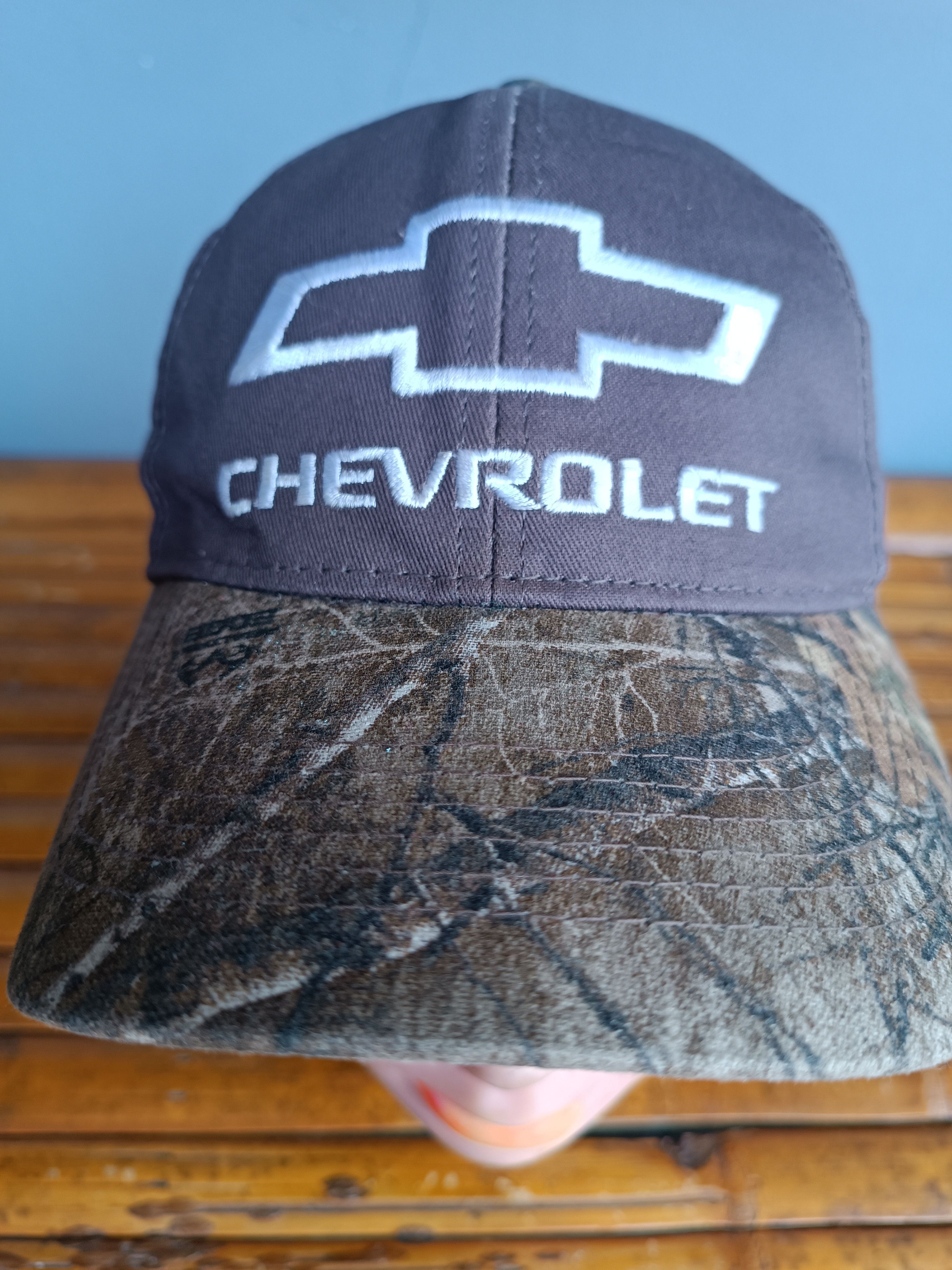 image of Racing x Retro Hat Vintage Chevrolet Camouflage Trucker Cap, Men's