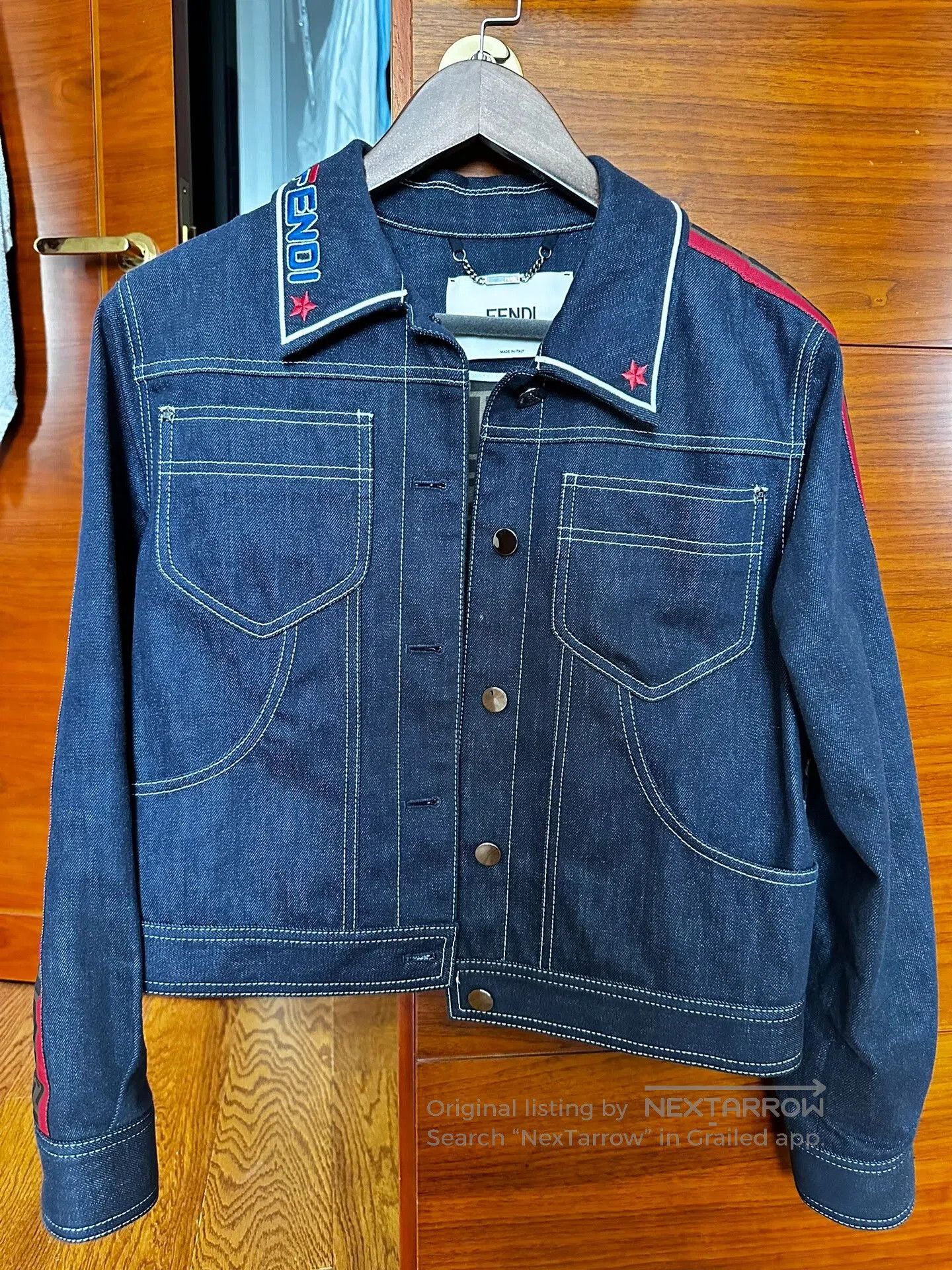 Fendi fendi denim jacket unisex, stylish design. Size US M / EU 48-50 / 2 - 1 Thumbnail