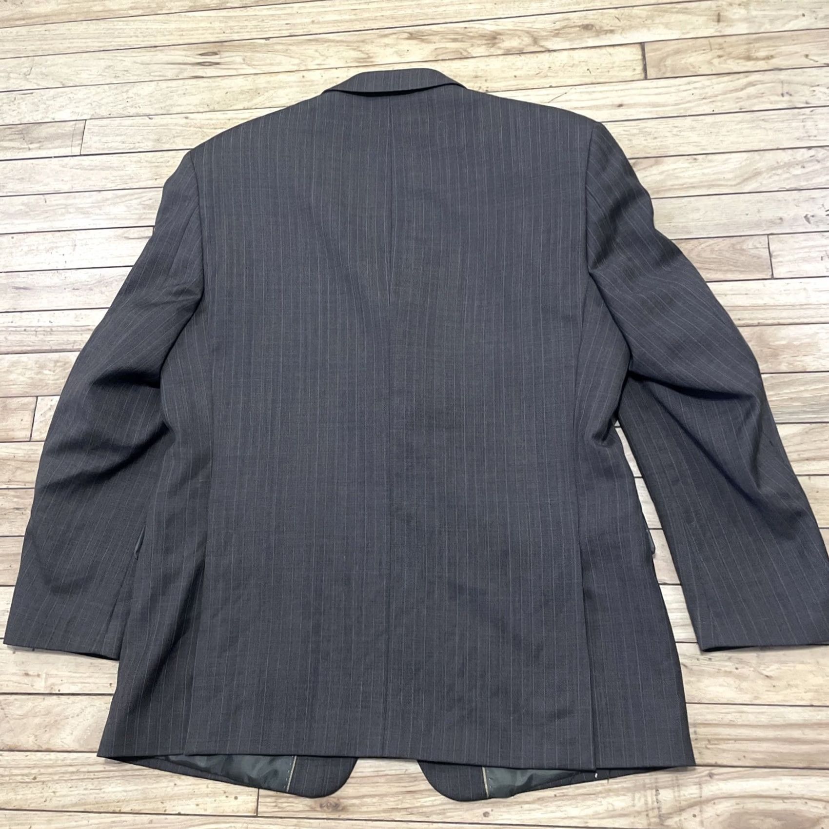 Valentino Franco Valentino vtg Brown Sport Coat Men 42 R Wool Stripe Retro 1970s EUC - Valentino Sport coat, Men, 42, Brown, Wool Stripe, 1970s, EUC Size US XS / EU 42 / 0 - 2 Thumbnail