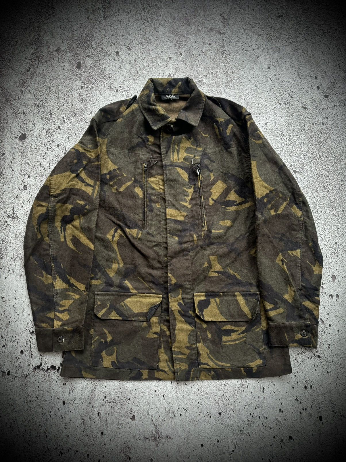 A.P.C. Vintage APC military camo jacket Size US L / EU 52-54 / 3 - 1 Thumbnail