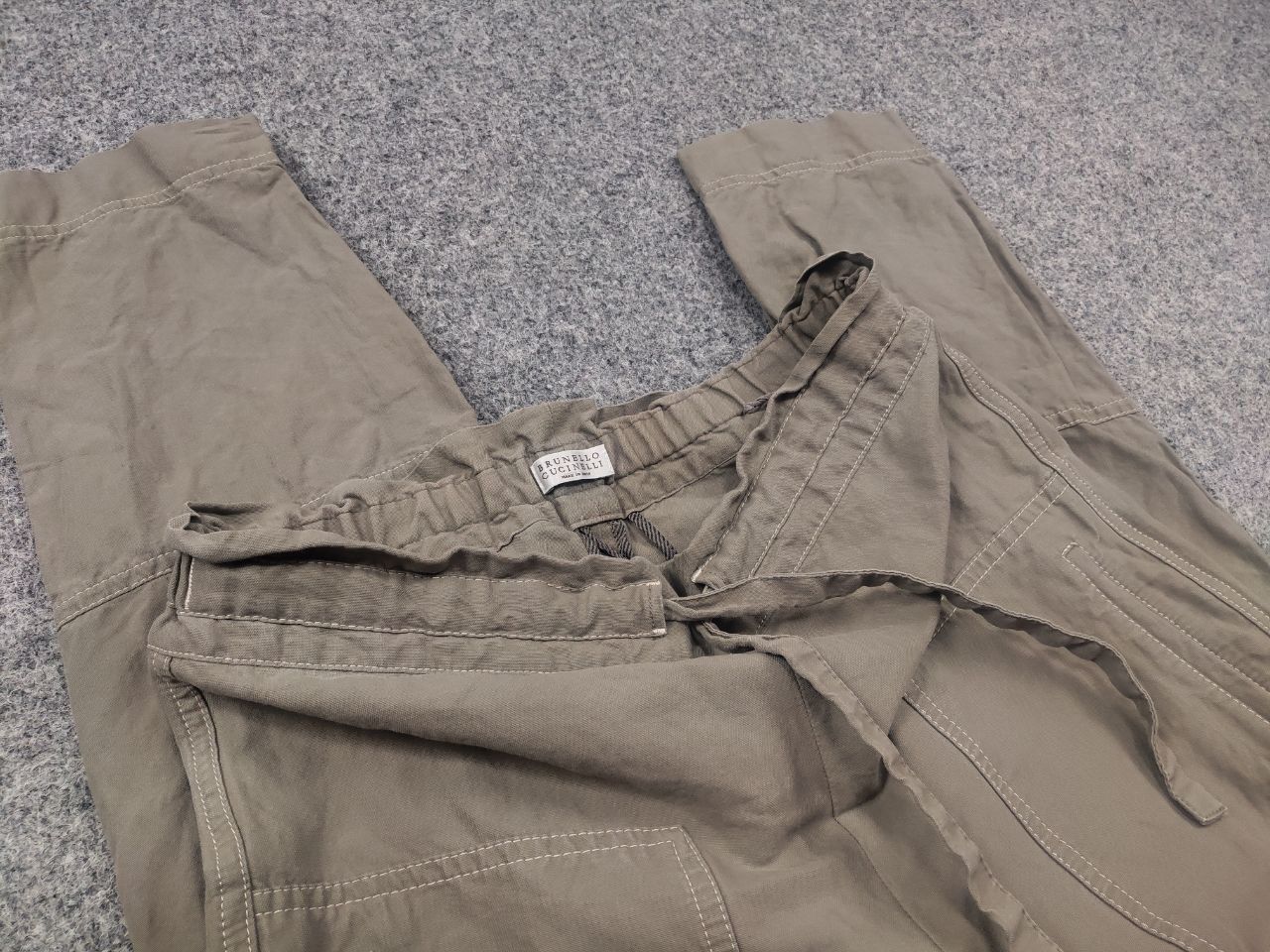 Brunello Cucinelli Brunello Cucinelli Italy Casual Ankle Pocket Trouser Pants Size 36" / US 14 / IT 50 - 11 Thumbnail