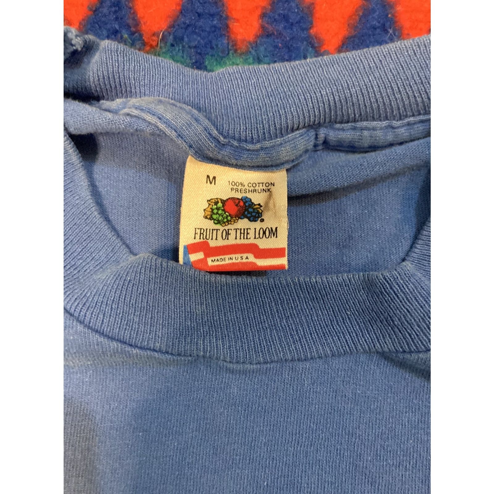 Fruit Of The Loom VINTAGE Andre Tippett Football Linebacker 80s Patriots T-Shirt Men M Blue Size US M / EU 48-50 / 2 - 4 Thumbnail