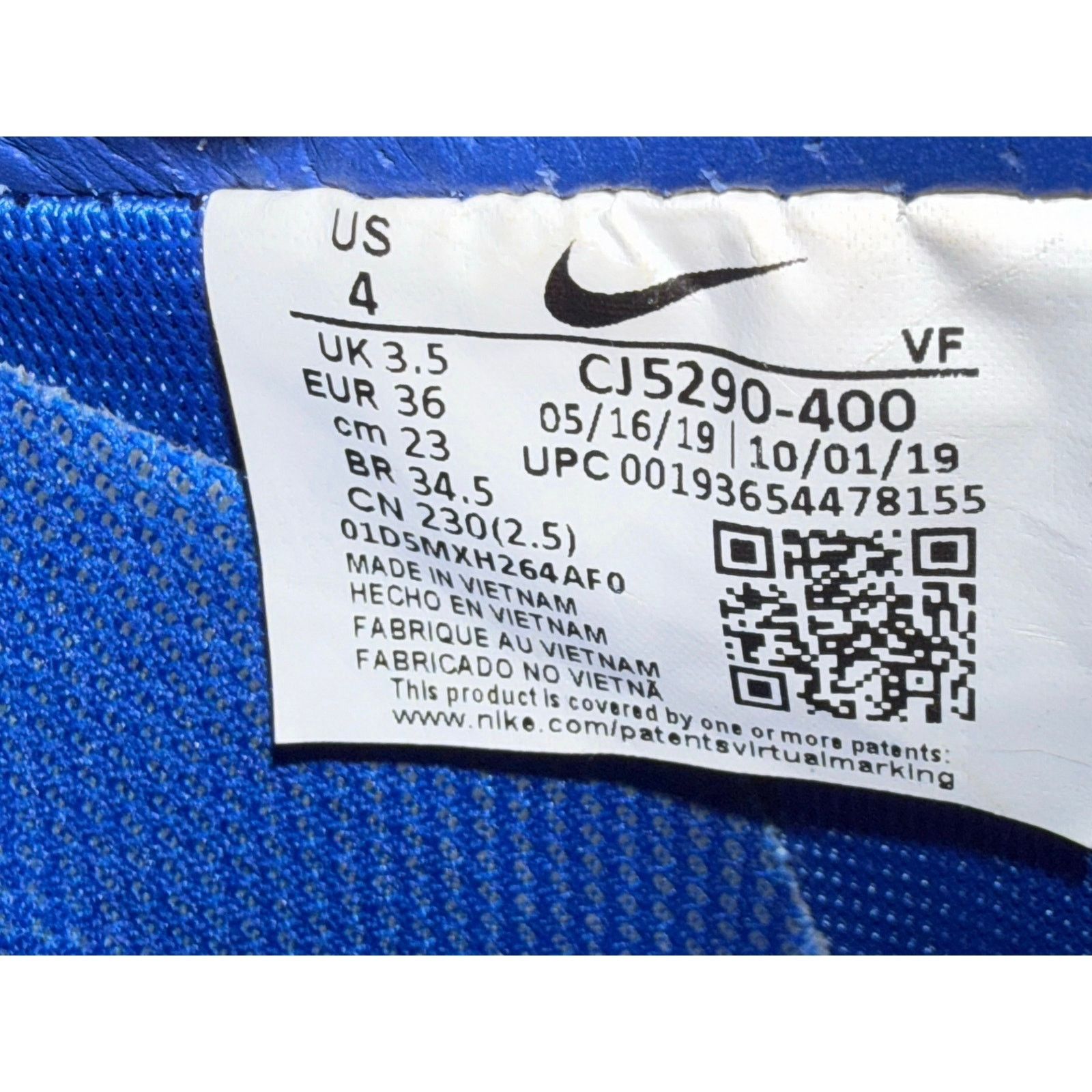 CLOT × Nike Nike Air Force 1 Low Clot Blue Silk Size 4 Size US 5 / EU 37 - 7 Thumbnail