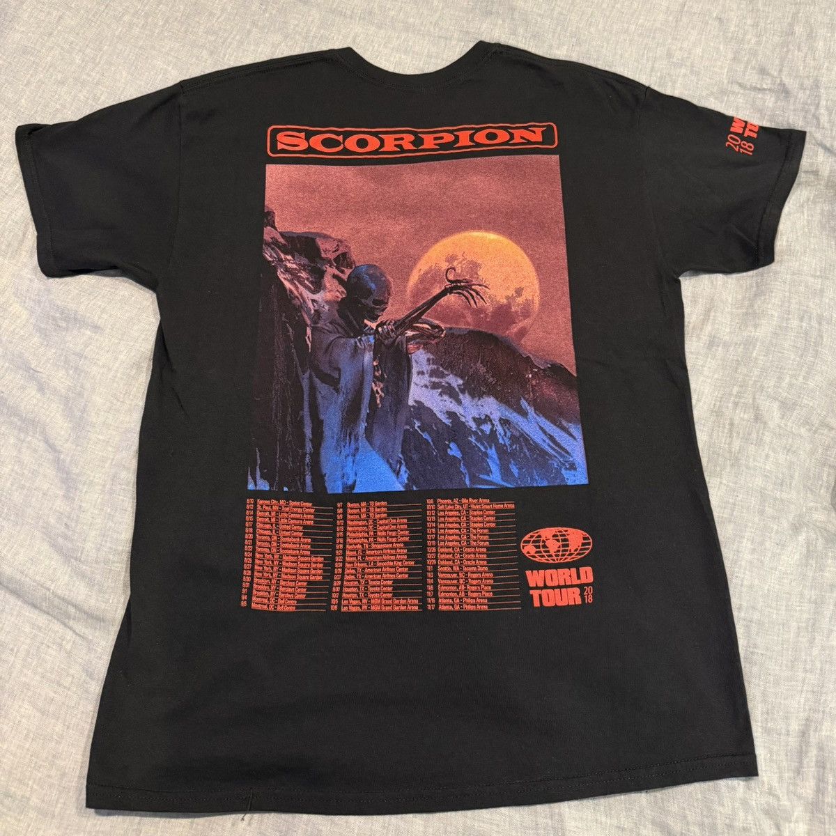 Drake Drake 2018 Scorpion World Tour Dates Shirt Large Size US L / EU 52-54 / 3 - 2 Thumbnail