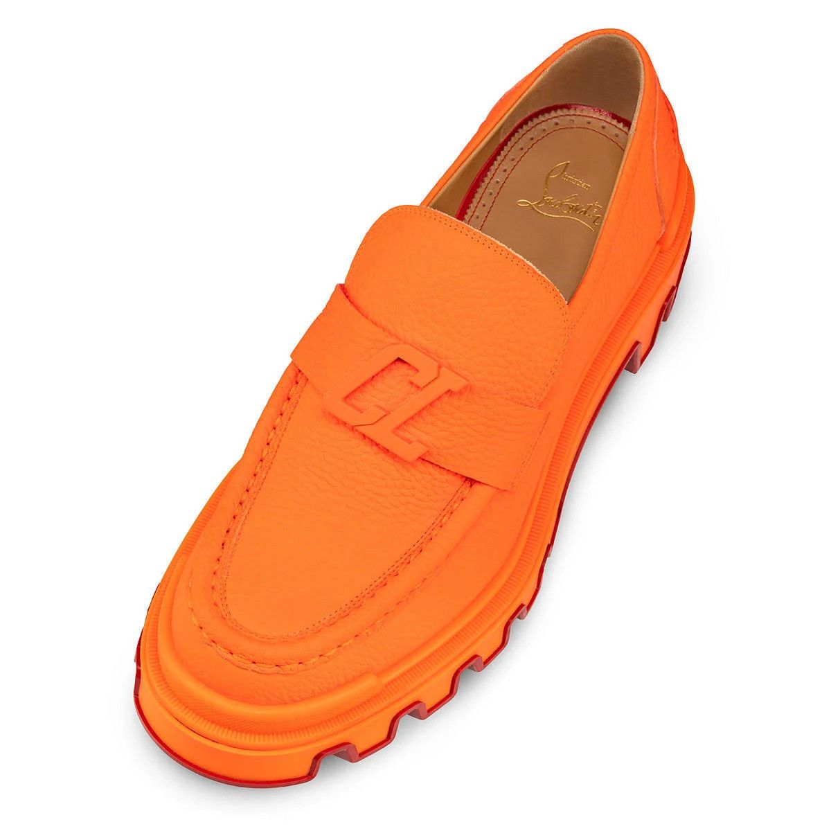 Christian Louboutin o1s1wg111224 Ci Moc Dune Uomo Flat in Orange Size US 10.5 / EU 43-44 - 2 Thumbnail