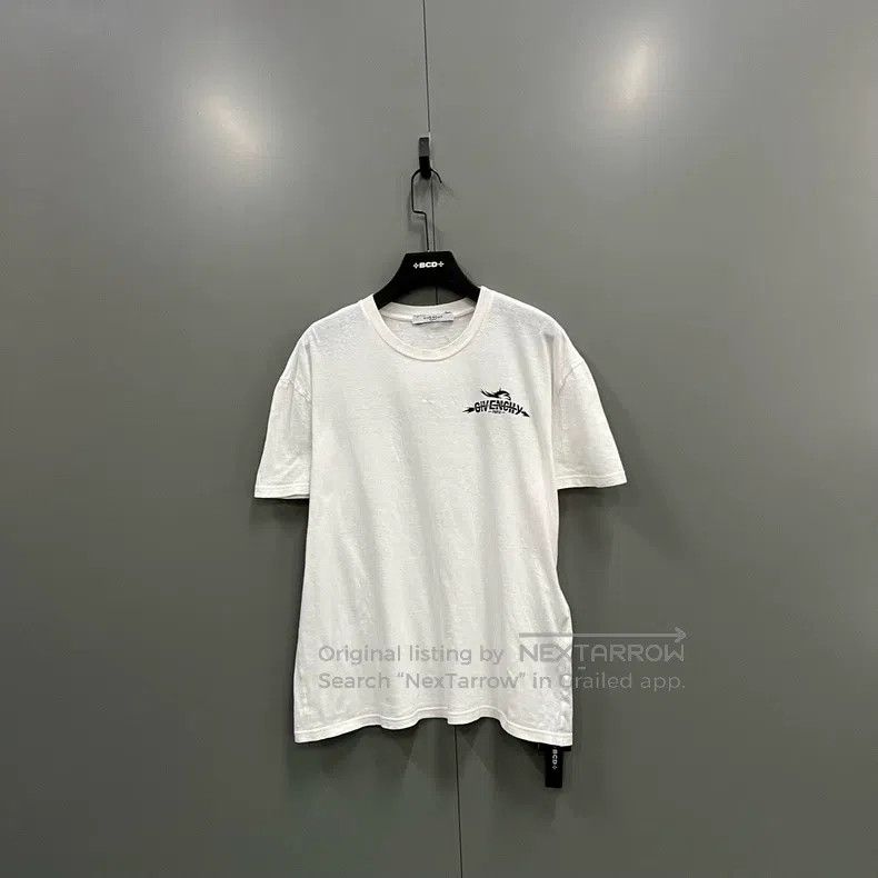 Givenchy Givenchy White Printed Logo Short Sleeve Size S Size US S / EU 44-46 / 1 - 1 Thumbnail