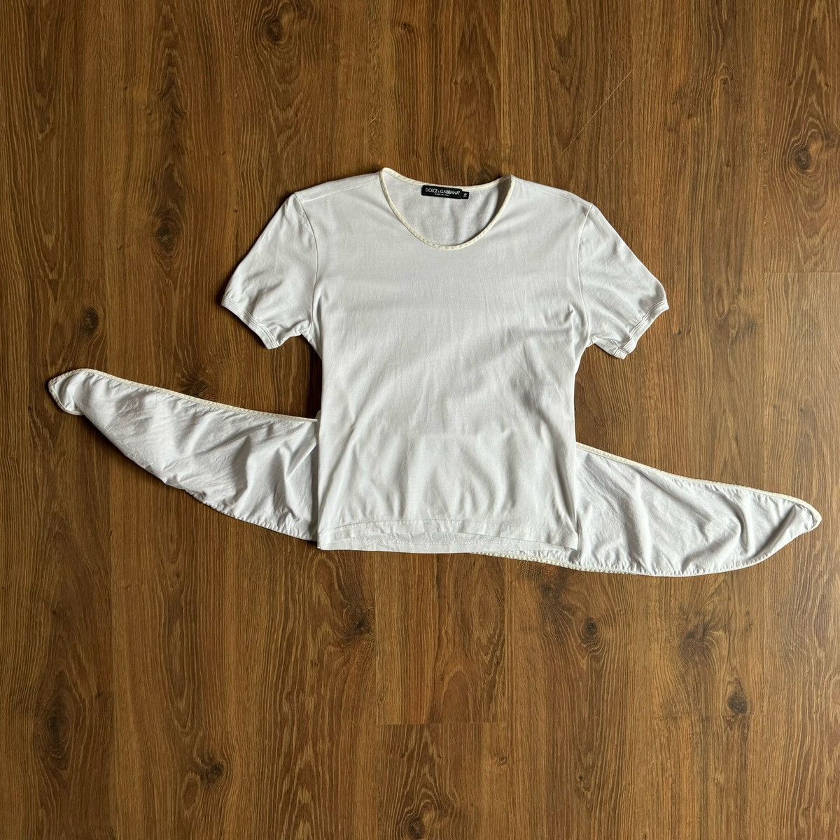 Dolce & Gabbana Dolce&Gabbana Women’s Cotton Silk T Shirt White Size:36 Size XS / US 0-2 / IT 36-38 - 2 Thumbnail