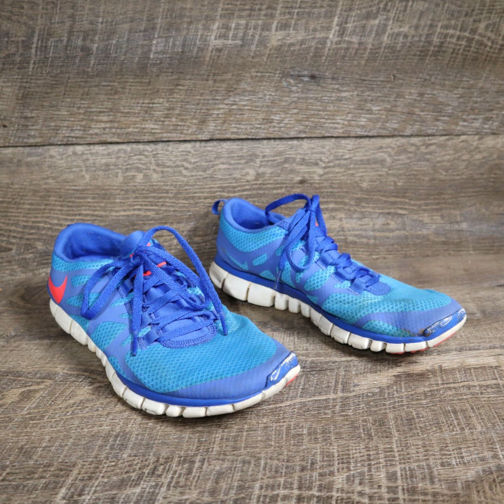 Nike Nike Free 3 Running Shoes Nike Womens Low Top Lace Up 9.5 Blue Purple 454079-404 Womens Nike Run 2011 Shoes Size L / US 10 / IT 46 - 2 Thumbnail
