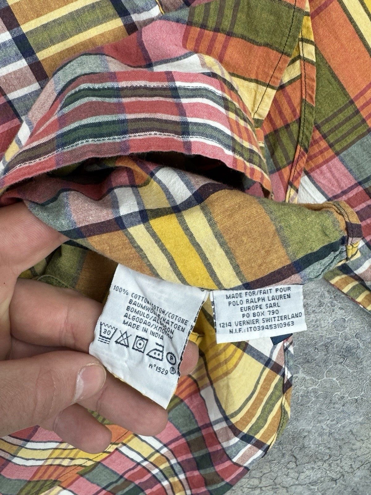 Polo Ralph Lauren Polo Ralph Lauren Checkered Vintage Shirt Size US S / EU 44-46 / 1 - 6 Thumbnail