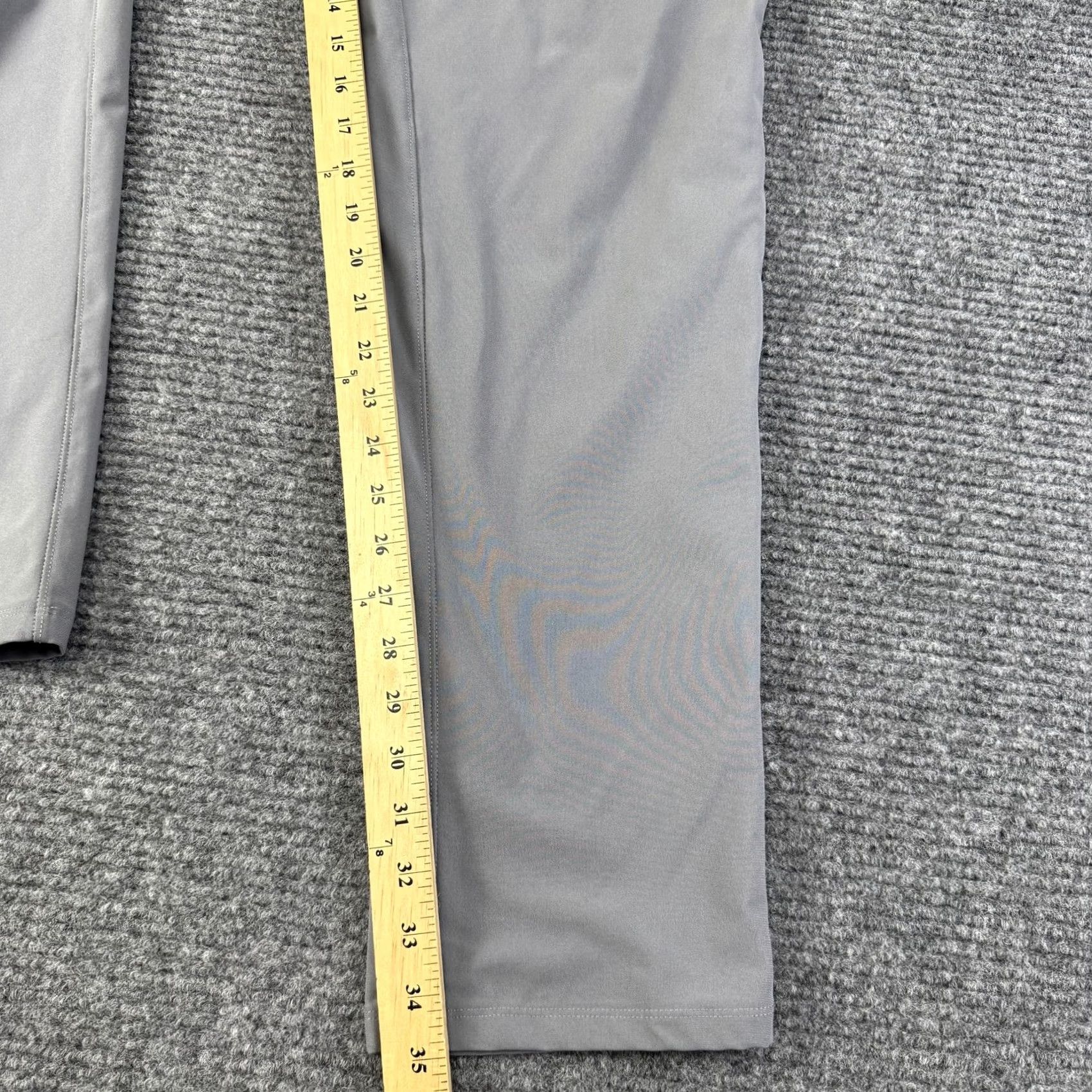 Lululemon Lululemon Mens Pants Gray Tech Stretch Performance Chino Golf 34 34x35 Tall Size US 34 / EU 50 - 4 Thumbnail