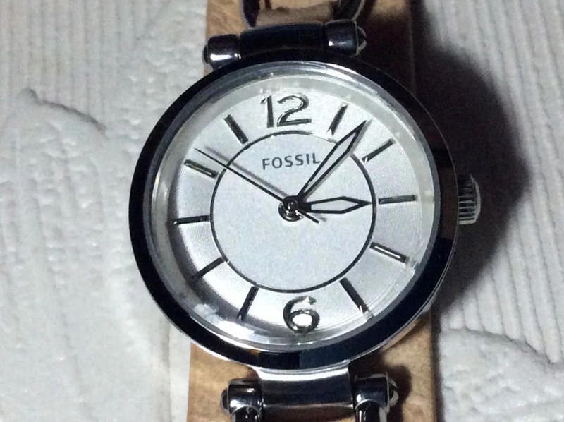 Fossil Fossil ladies silver dial brown leather strap watch Size ONE SIZE - 2 Thumbnail