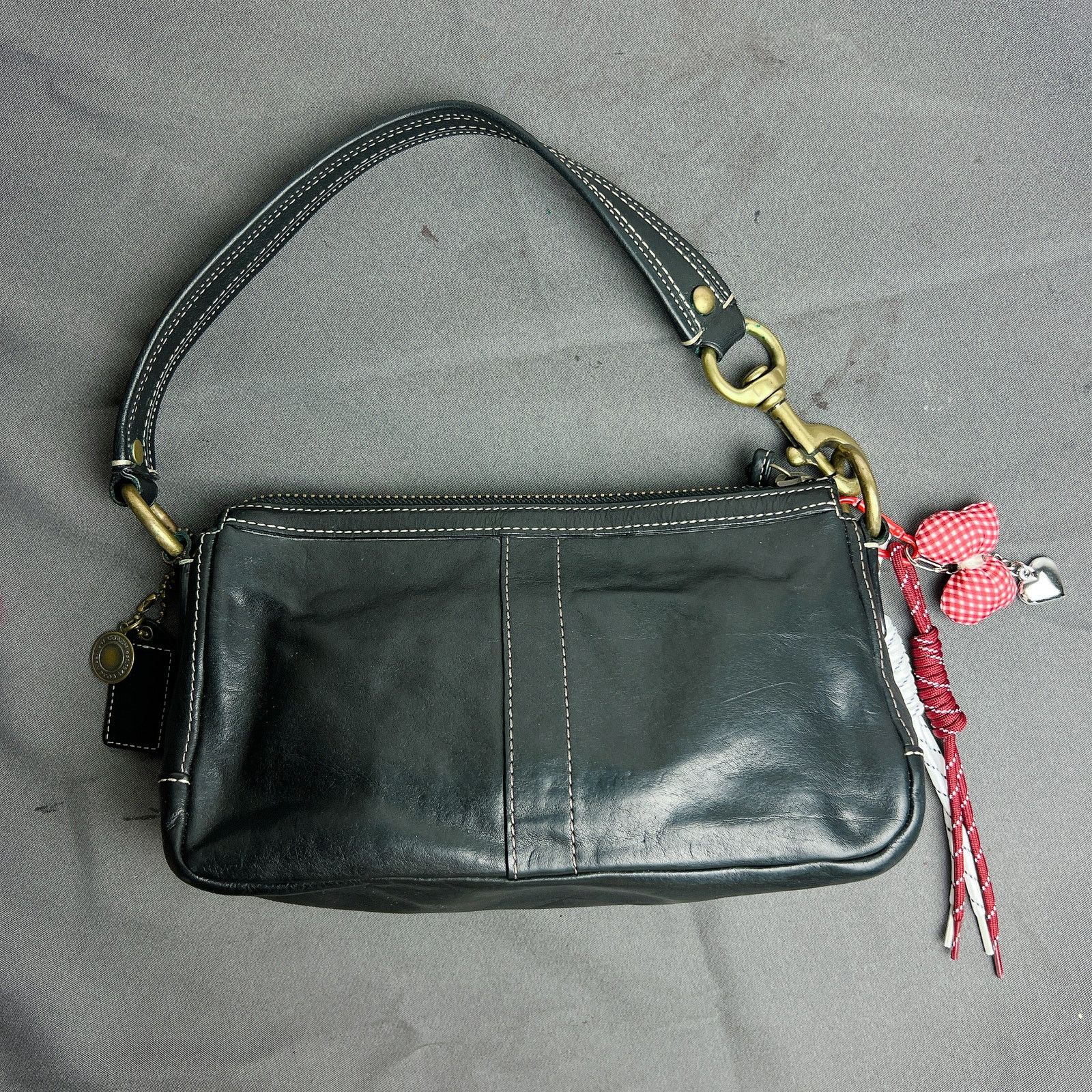 Coach Coach Legacy Anniversary Black Leather Shoulder Bag 10326 Size ONE SIZE - 7 Thumbnail