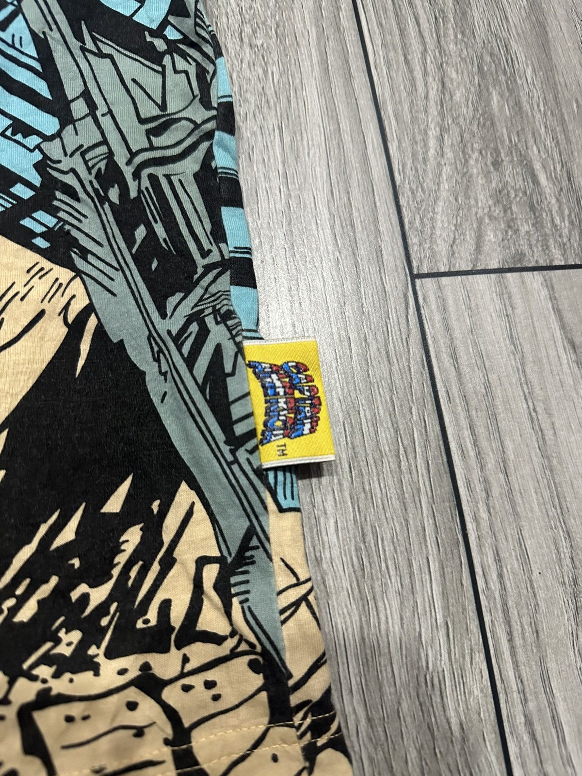 Marvel Comics × Vintage MARVEL COMICS AOP x CAPTAIN AMERICA RARE Size US XL / EU 56 / 4 - 4 Thumbnail