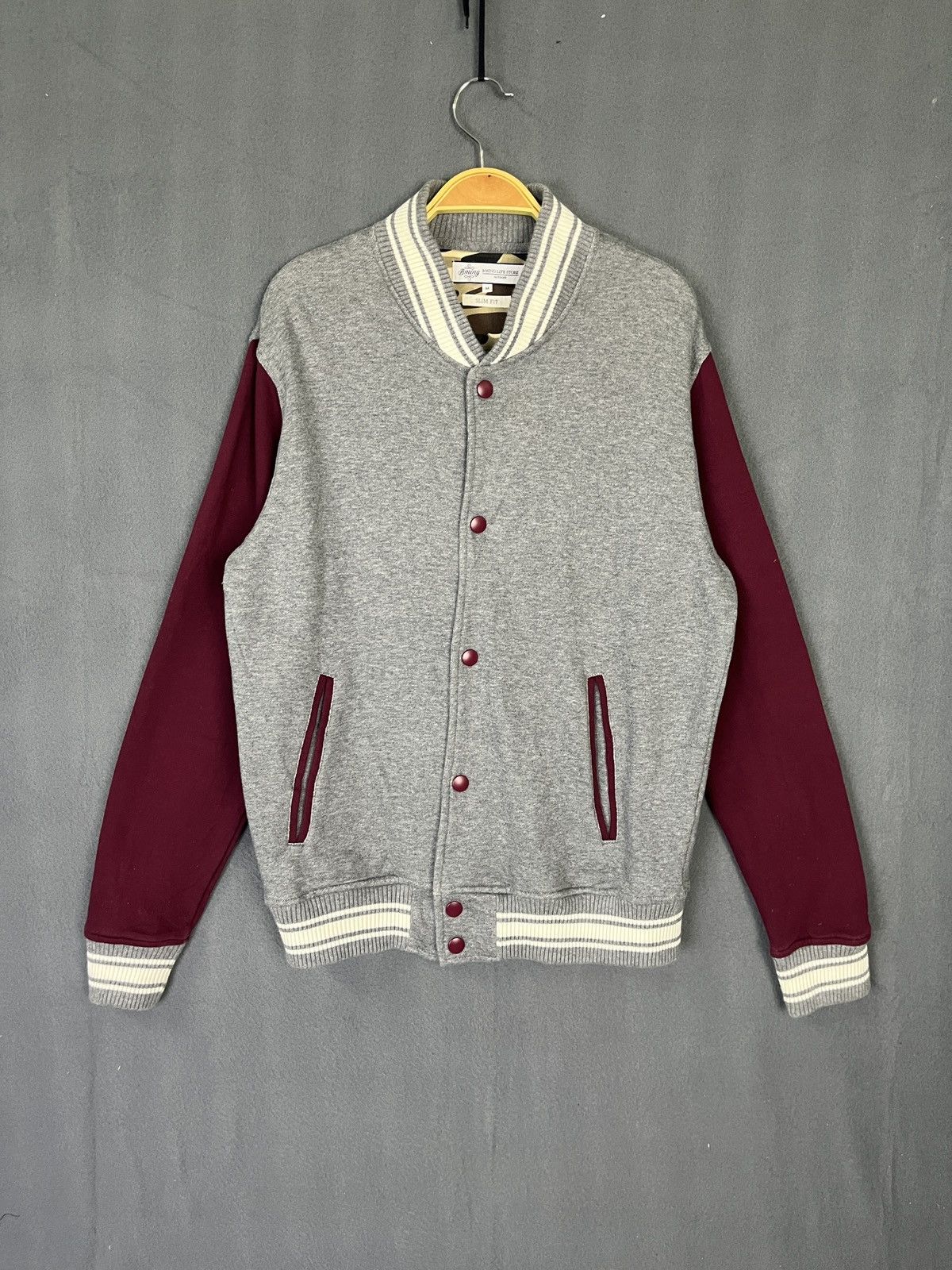 Beams Plus × Japanese Brand B:Ming by Beams Slim Fit Varsity Jacket Size US M / EU 48-50 / 2 - 1 Thumbnail