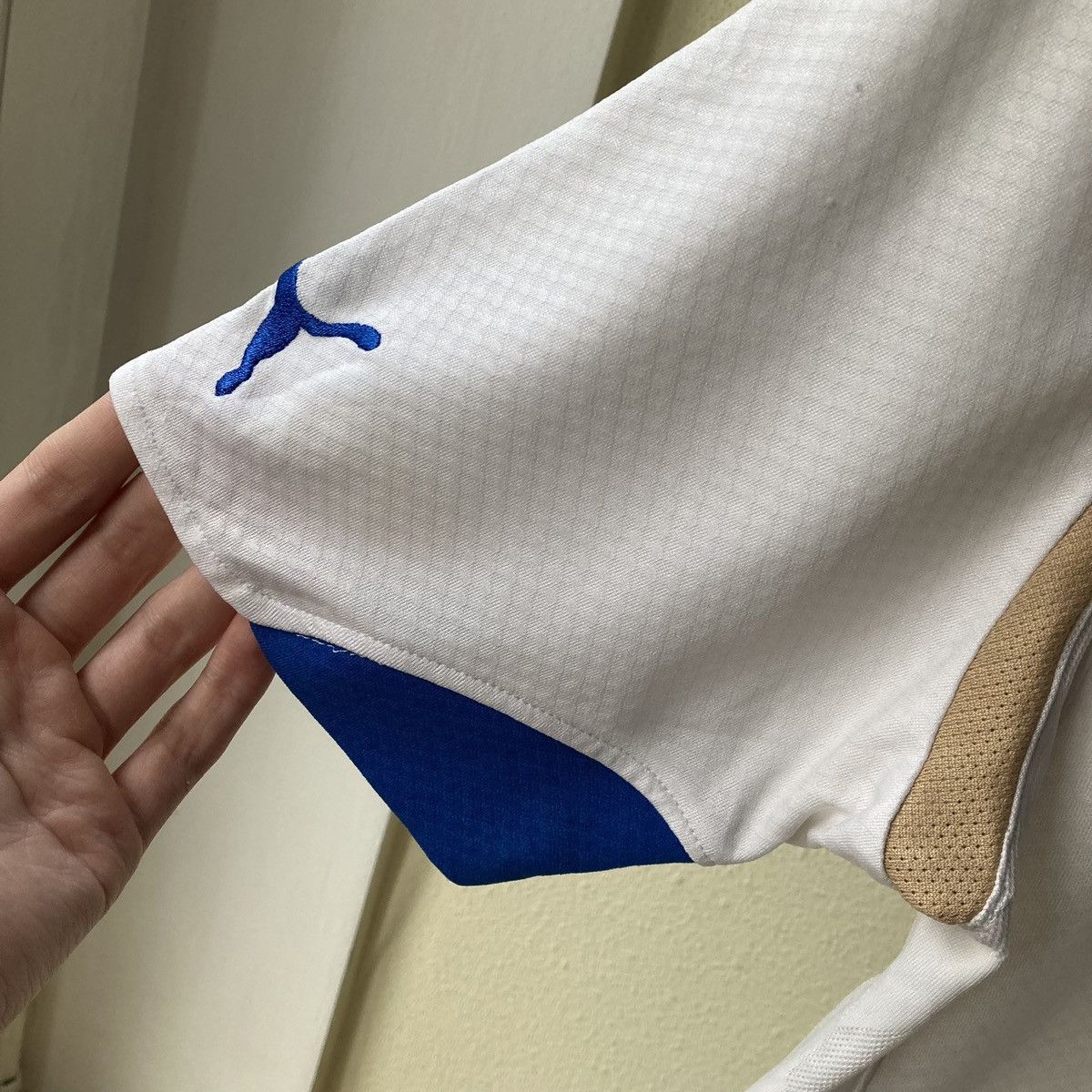 Vintage Italy Blokcore Jersey Puma 2012 Streetwear Casual Y2k Size US S / EU 44-46 / 1 - 4 Thumbnail