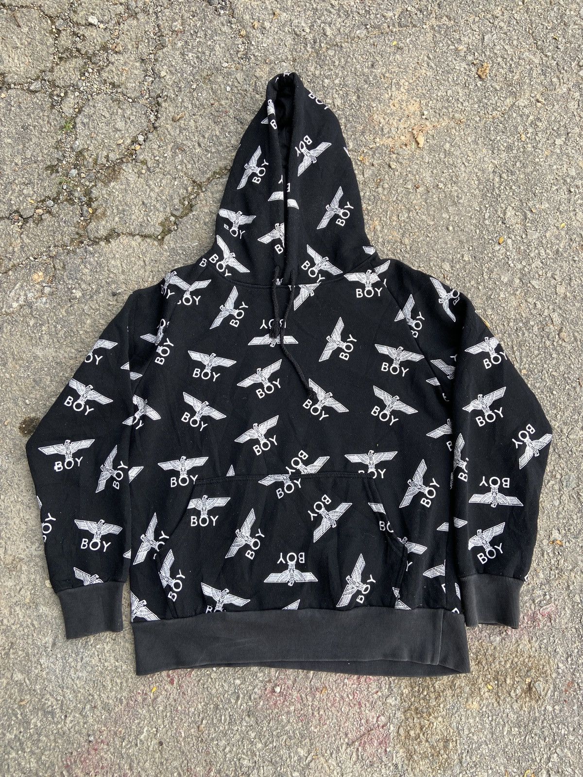 Boy London × Vintage Vintage Monogram Boy London Hoodie Size US L / EU 52-54 / 3 - 3 Thumbnail