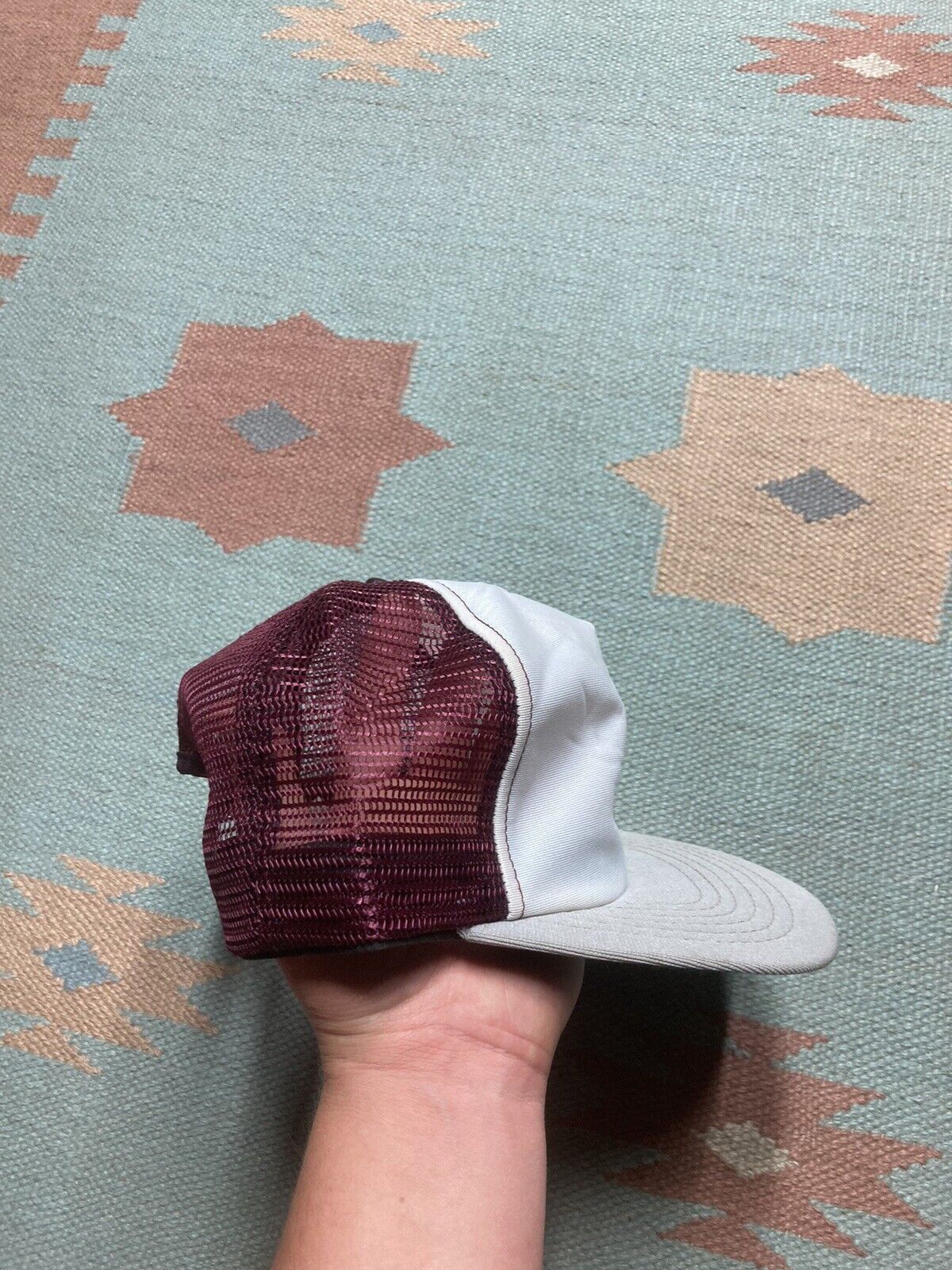 New Era × Vintage VTG 80s trucker hat tri tone new era USA SnapBack pro design Size ONE SIZE - 9 Thumbnail