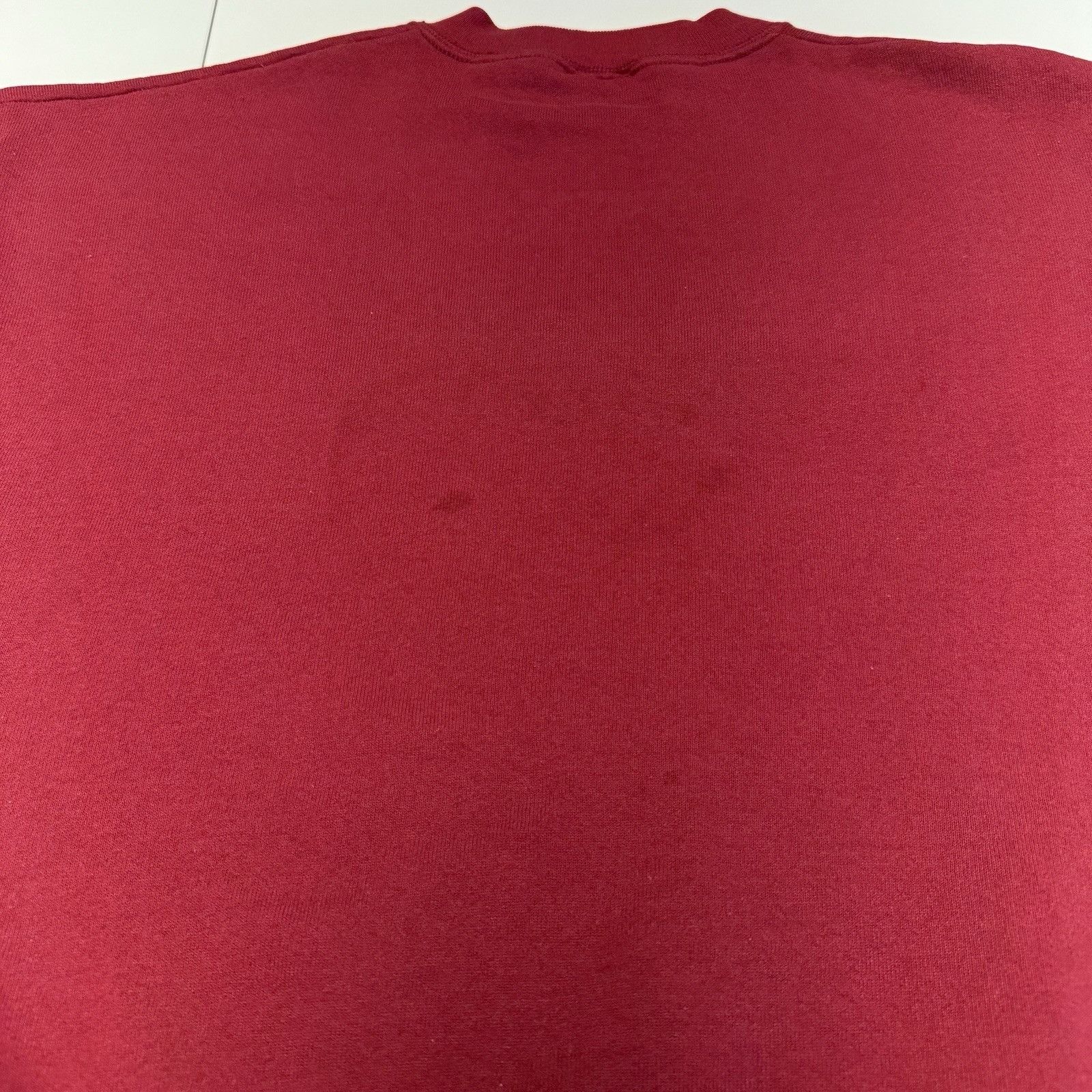 Disney × Vintage Vintage 90s Mickey Mouse Sweatshirt Mens Large Red Embroider Size US L / EU 52-54 / 3 - 12 Thumbnail