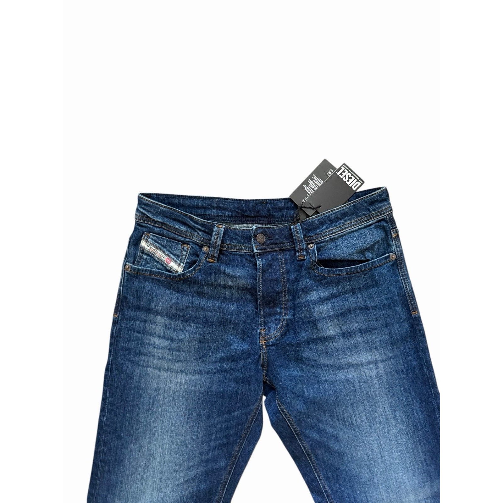 Diesel Diesel Mens Larkee Straight Jeans RB062 Blue $250 Size 32/32 Size US 32 / EU 48 - 2 Thumbnail