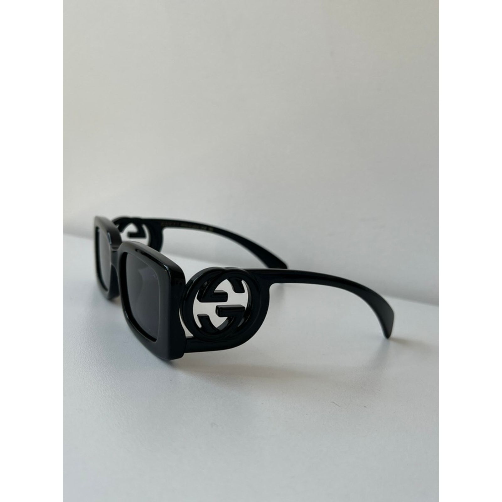 Gucci NEW Gucci GG1325S Slim Black Logo Sunglasses Size ONE SIZE - 14 Thumbnail