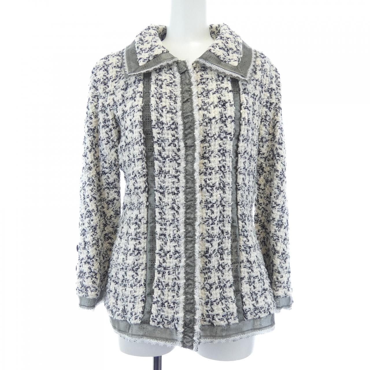 Chanel Chanel Chanel Silk Jacket Textile Outerwear P34954V25165 09P DUTY FREE for USA Size ONE SIZE - 1 Thumbnail